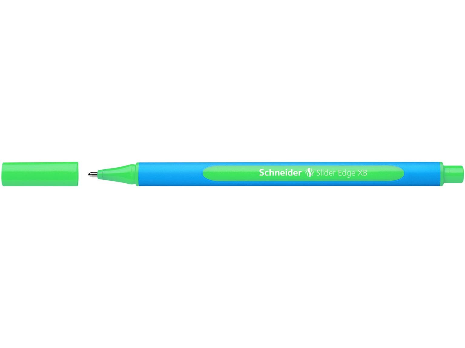 Stylo à bille Schneider Slider Edge vert, largeur de trait 0,7 mm