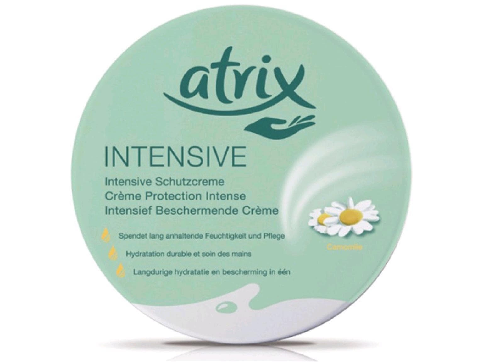 Crema Atrix in barattolo da 150 ml, idrata a lungo