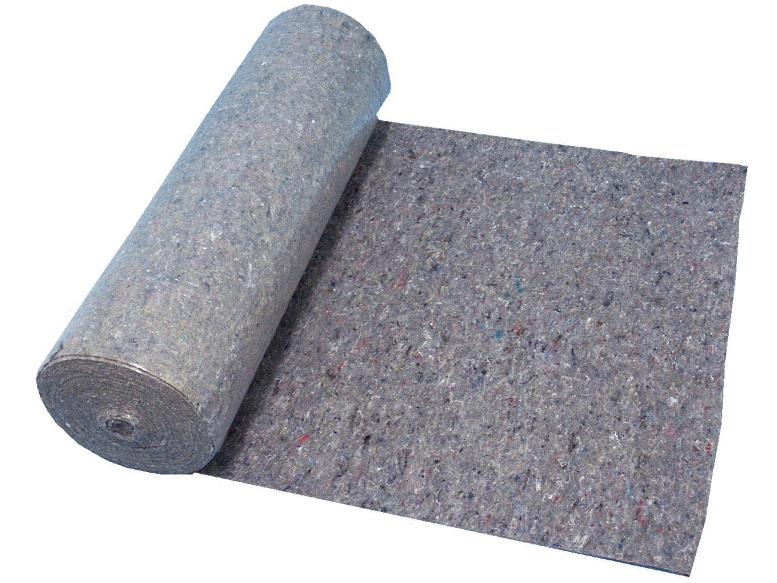 Non-tissé absorbant 1x50 m, 220 g/m², Buildingprotect, 1,0 m x 50 m courants, gris,