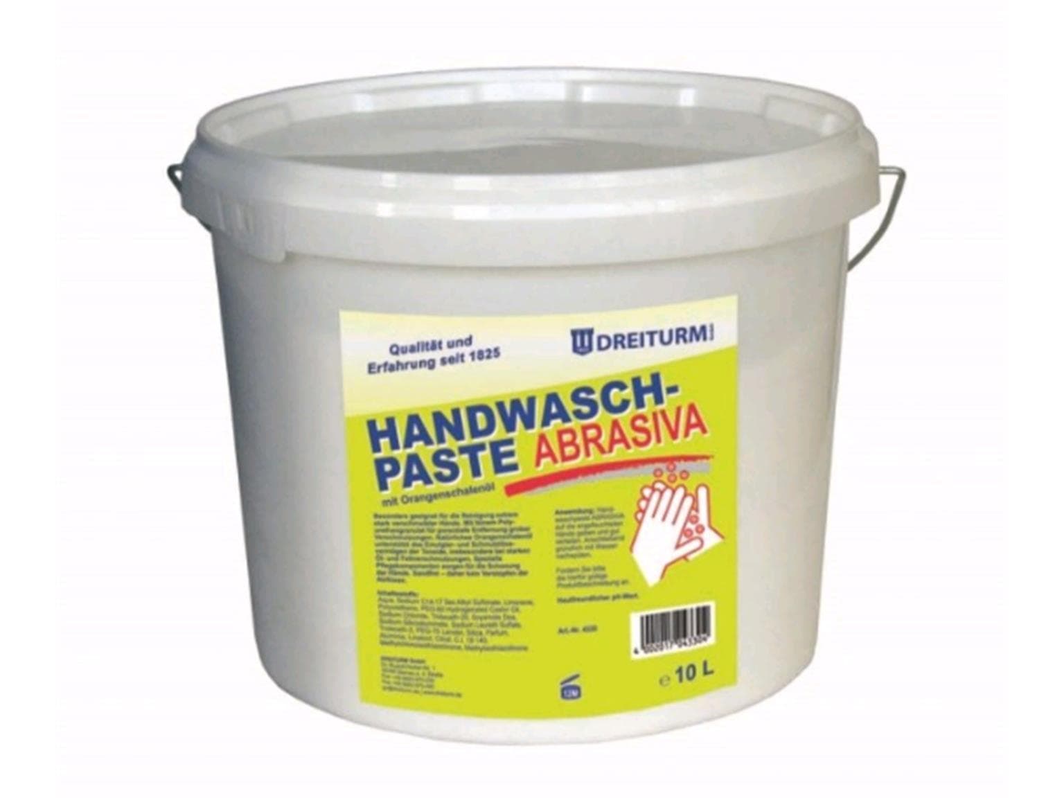 Handwaschpaste ABRASIVA, reinigt poren- tief durch PU-Granulat, sehr gute Lösung