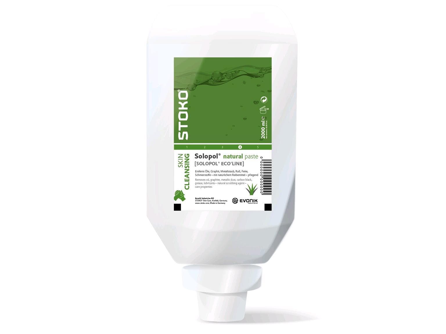Solopol naturale, inodore, flacone morbido da 2 litri, per dispenser a V