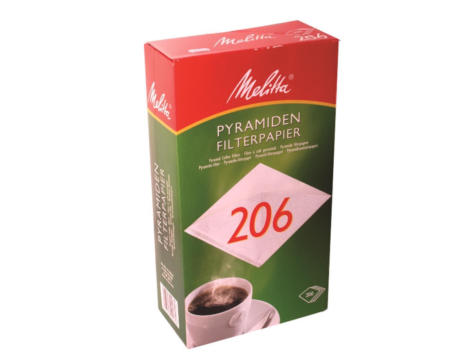Sacs filtrants pyramidaux Melitta 206