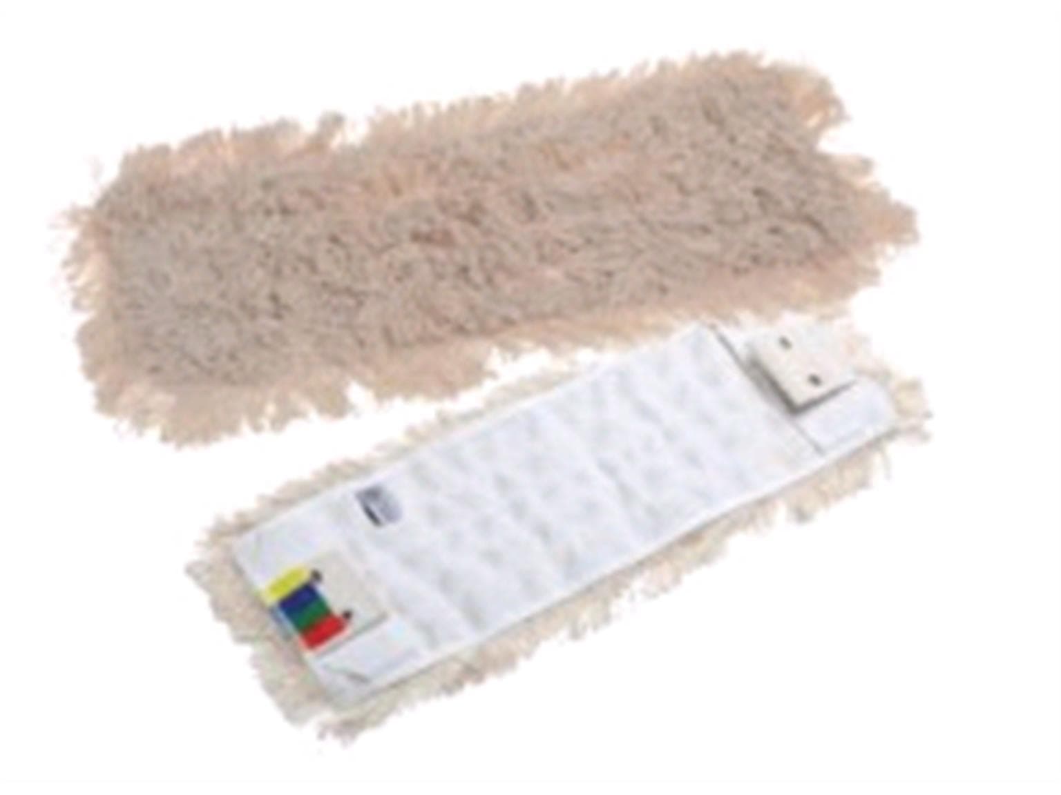 Mocio in cotone, sacco e patta 3 in 1, 50 x 16 cm, beige, 100% cotone