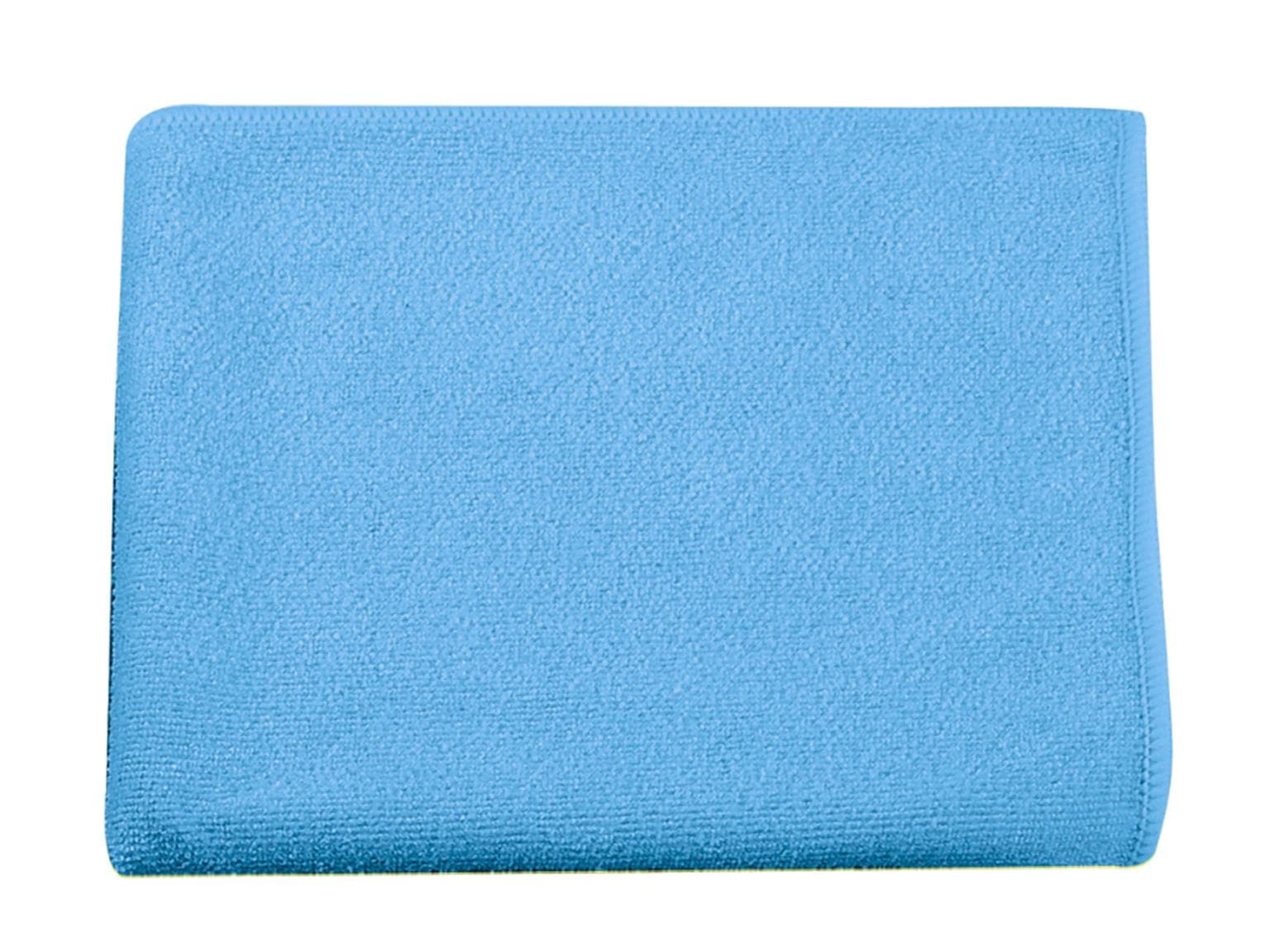 Panno in microfibra universale 40 x 40 cm blu, lavorato a maglia, 300 g/m2