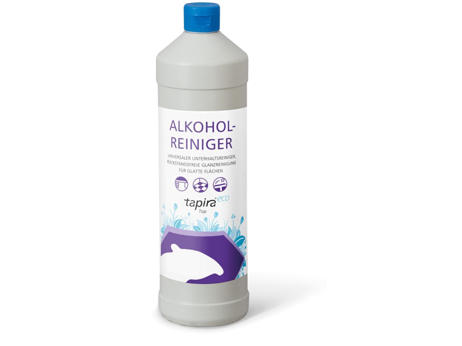 Nettoyant alcoolisé Tapira Top Eco, 1 litre avec HACCP, pour surfaces lisses
