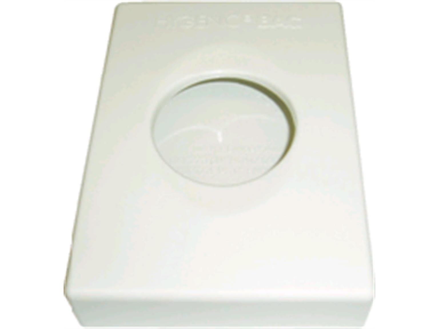 Distributore di sacchetti igienici in PE, 138 x 98 x 26 mm, bianco,