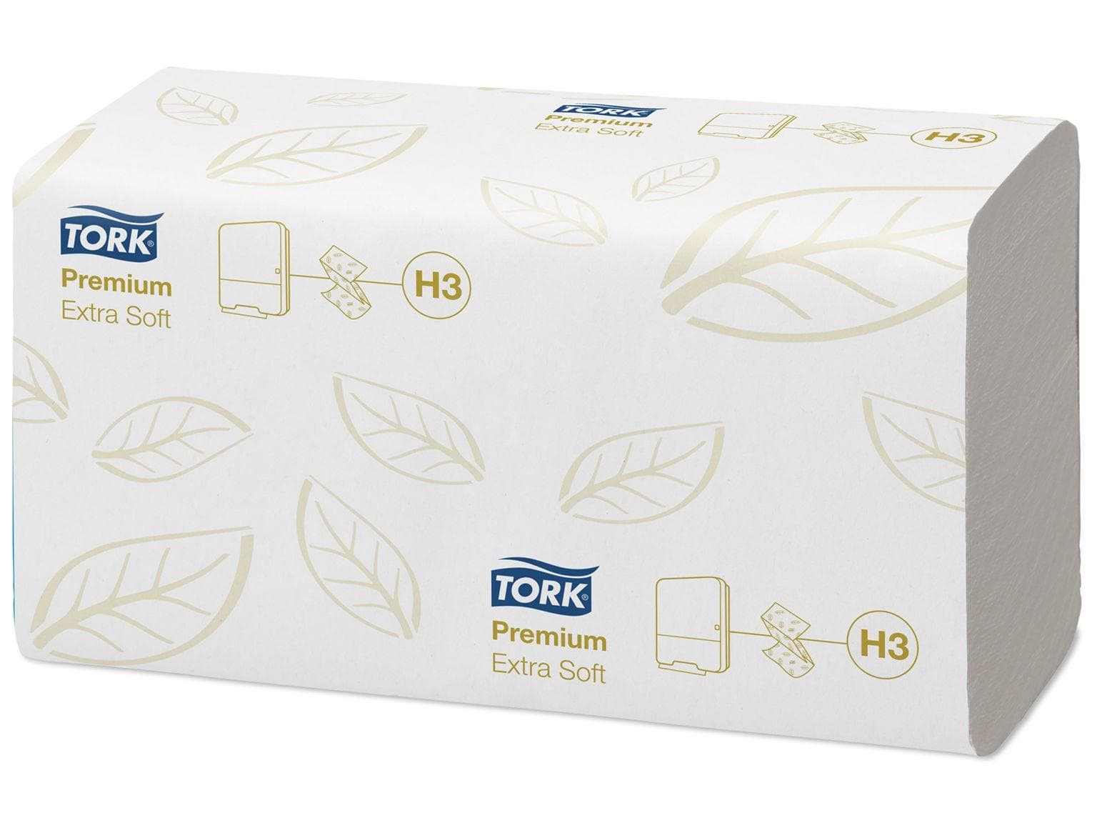Asciugamani piegati Tork Premium (H3), TAD bianco brillante, 2 veli, 23 x 23 cm, morbidi