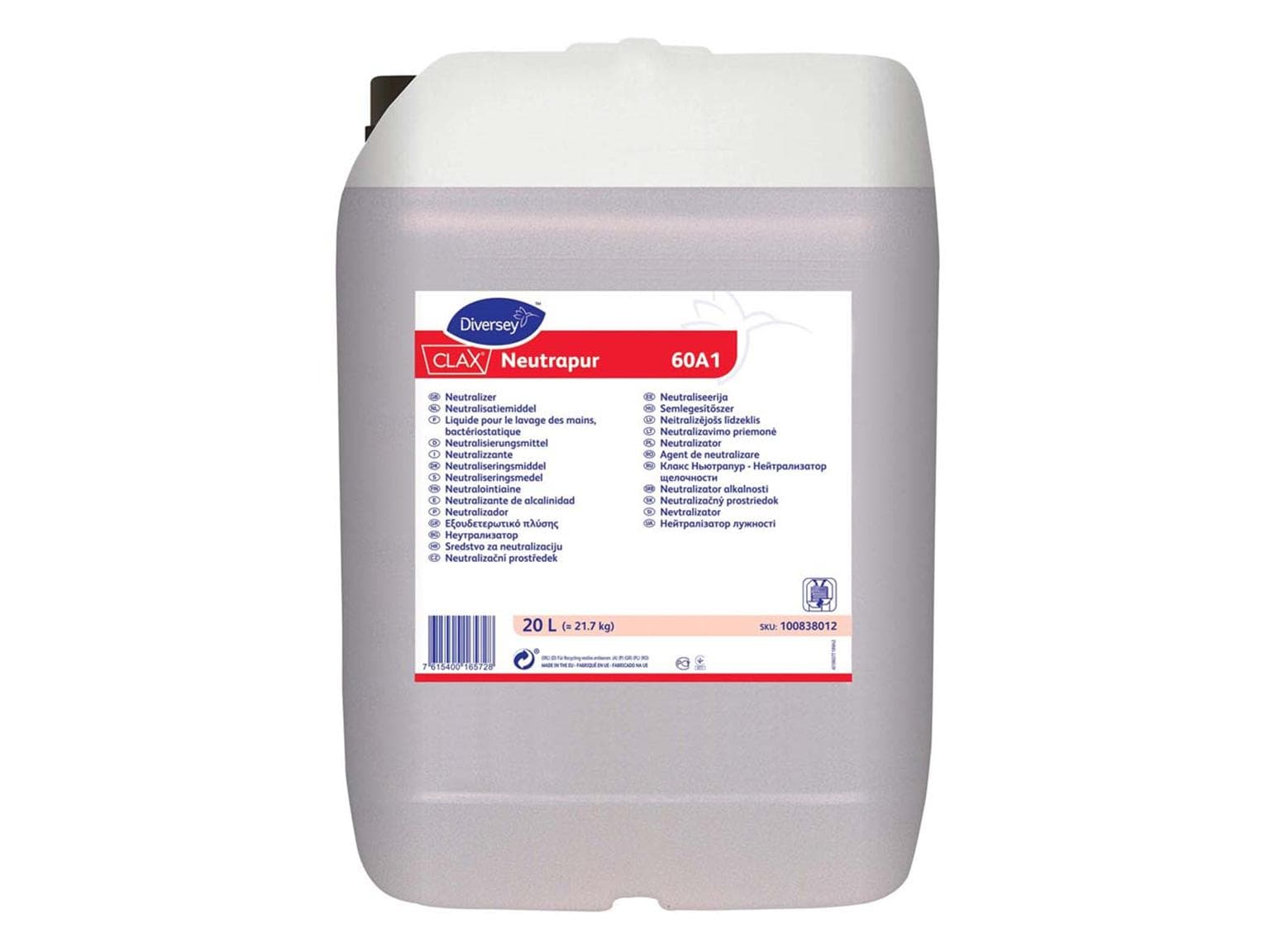 Agent neutralisant CLAX Neutrapur 60A1, bidon de 20 L