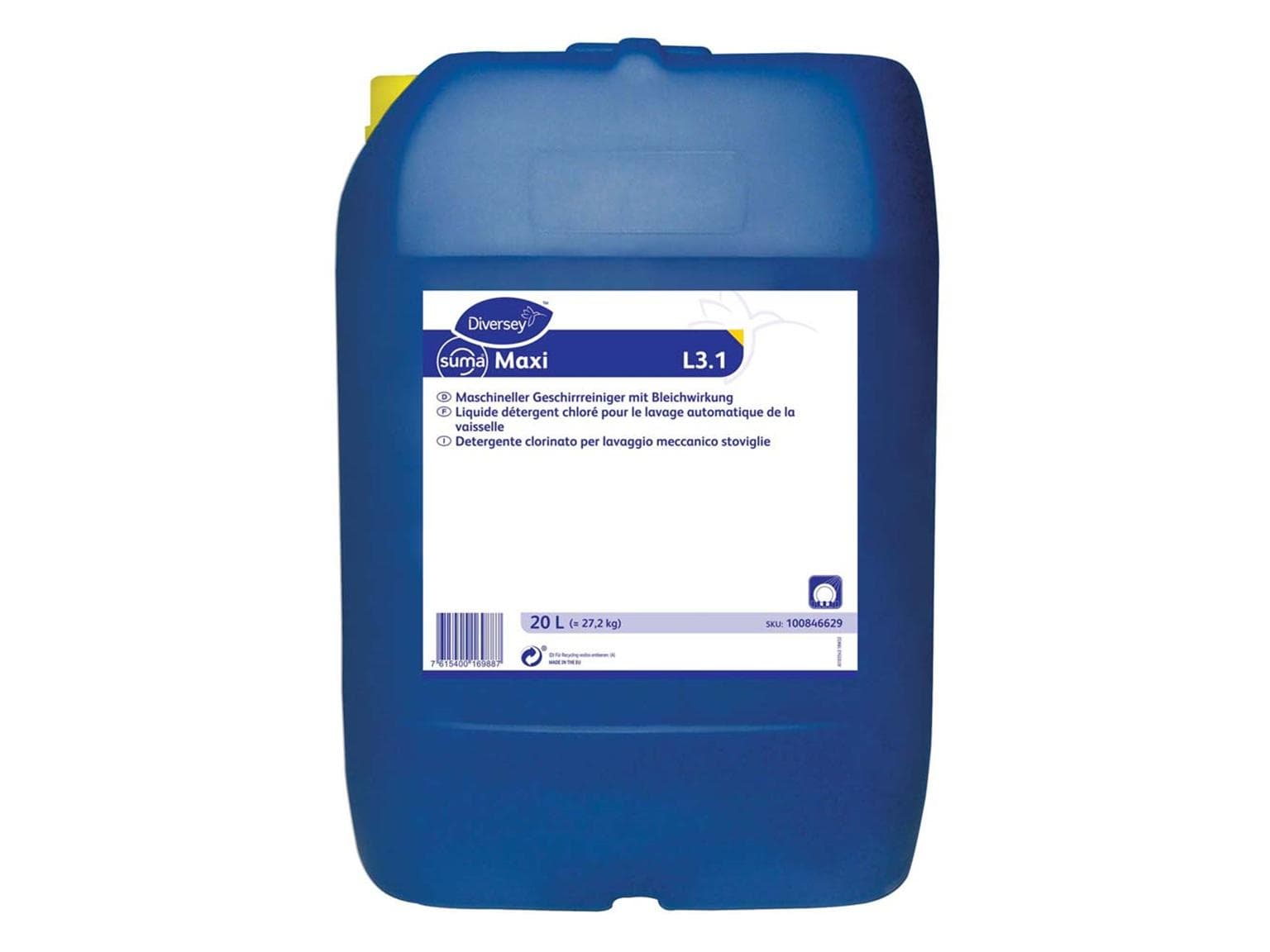 Flüssiggeschirrwaschmittel TASKI Maxi L3.1, chlorhaltig, 20L Kanister