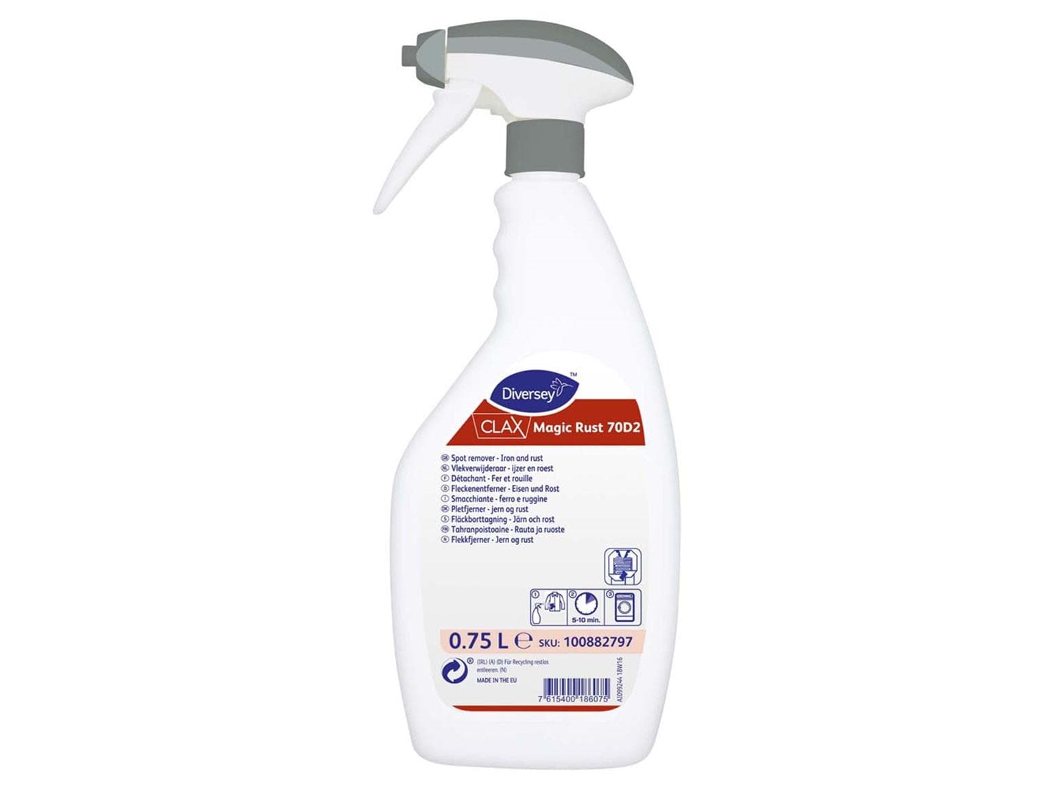 Détachant CLAX Magic Rust 70D2, 6 flacons de 750 ml