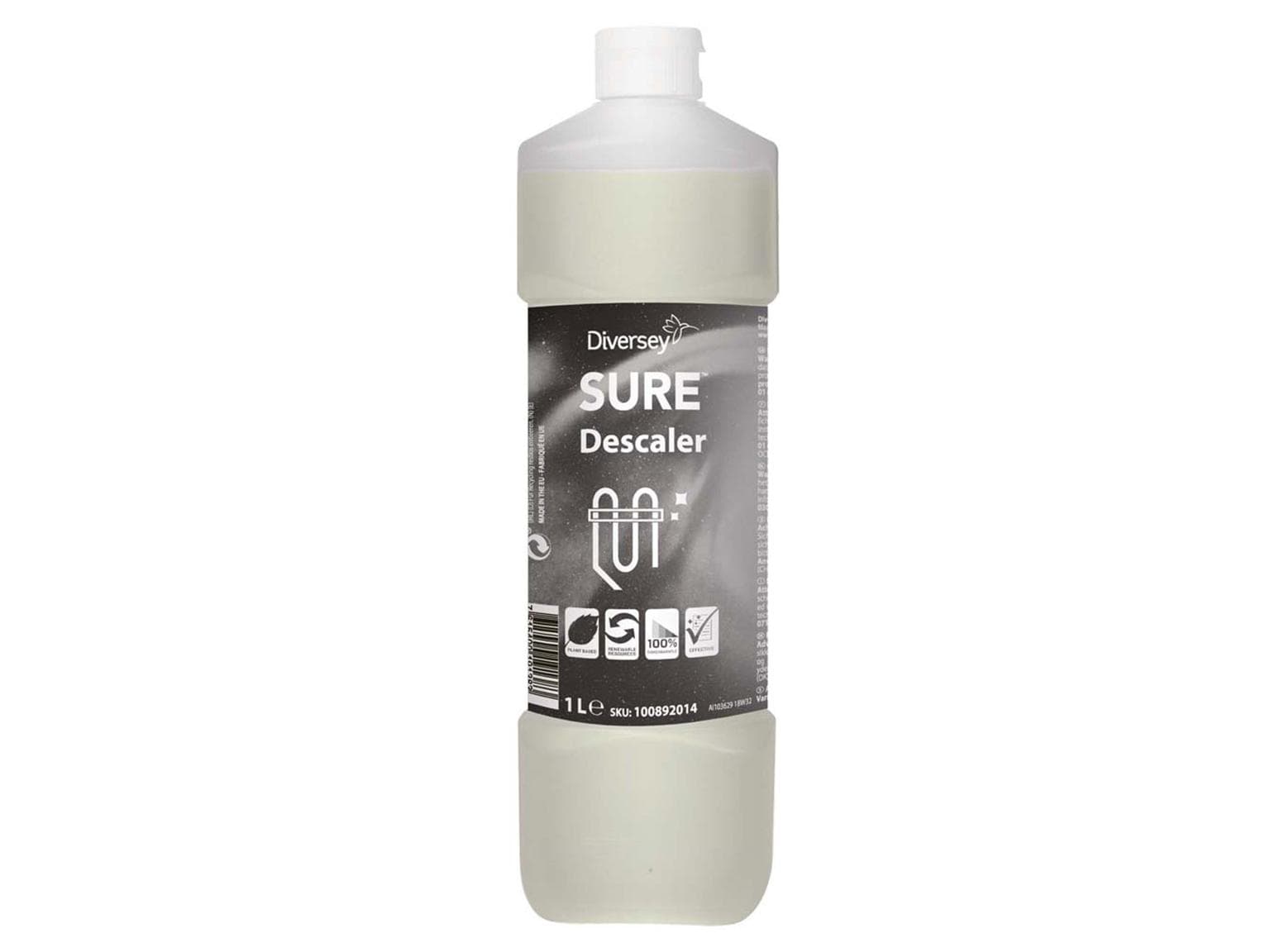 Detergente per depositi di calcare Diversey SURE Descaler, 6 flaconi da 1 l