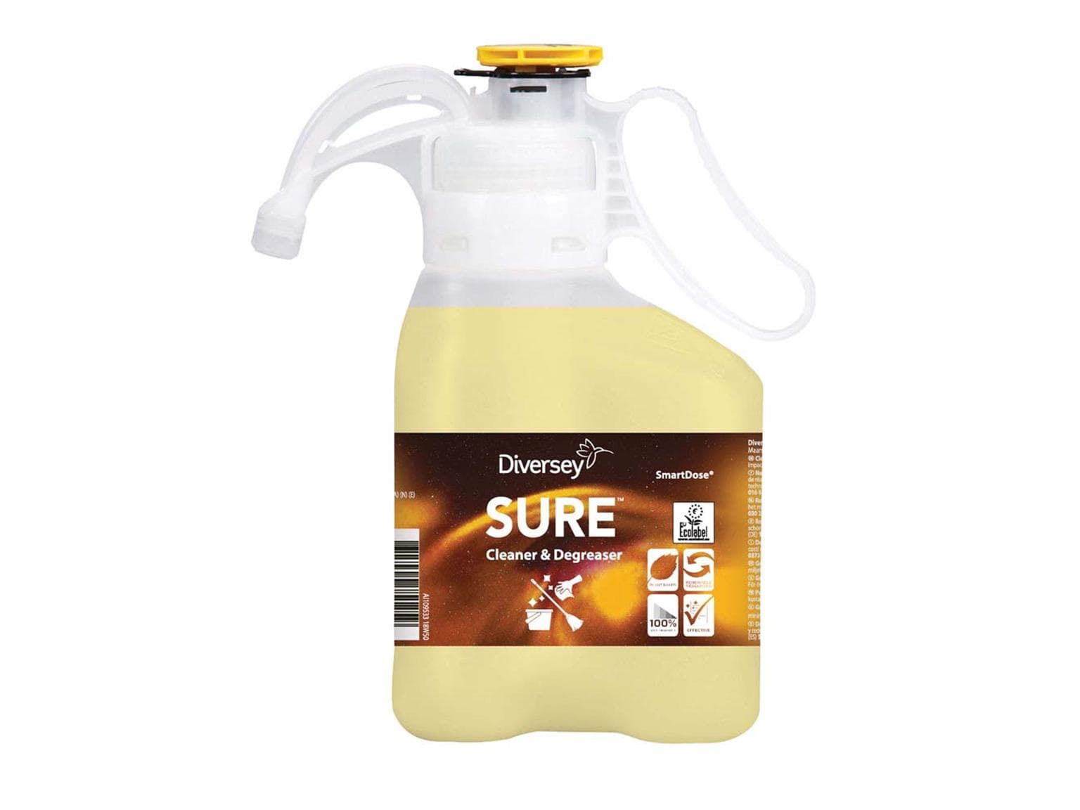 Sgrassatore e detergente per pavimenti SURE Cleaner & Degreaser SmartDose, 1,4 L Fl.