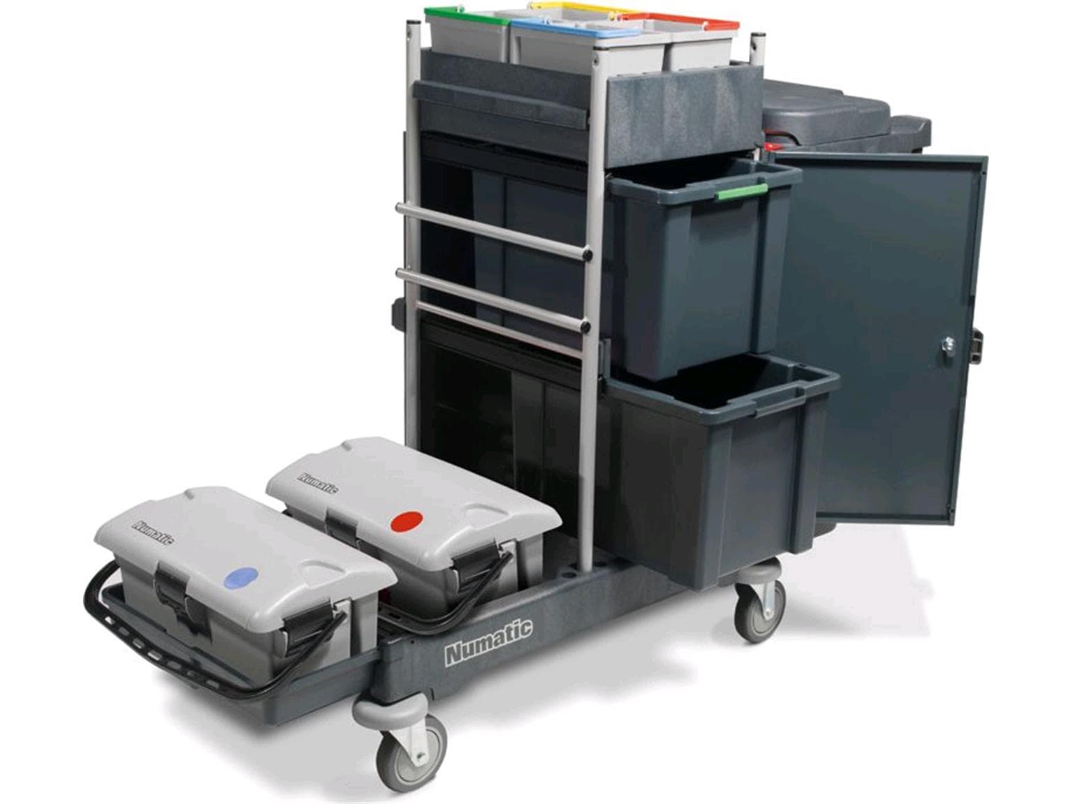 Carrello per la pulizia TopCar 2G-120, acciaio inossidabile