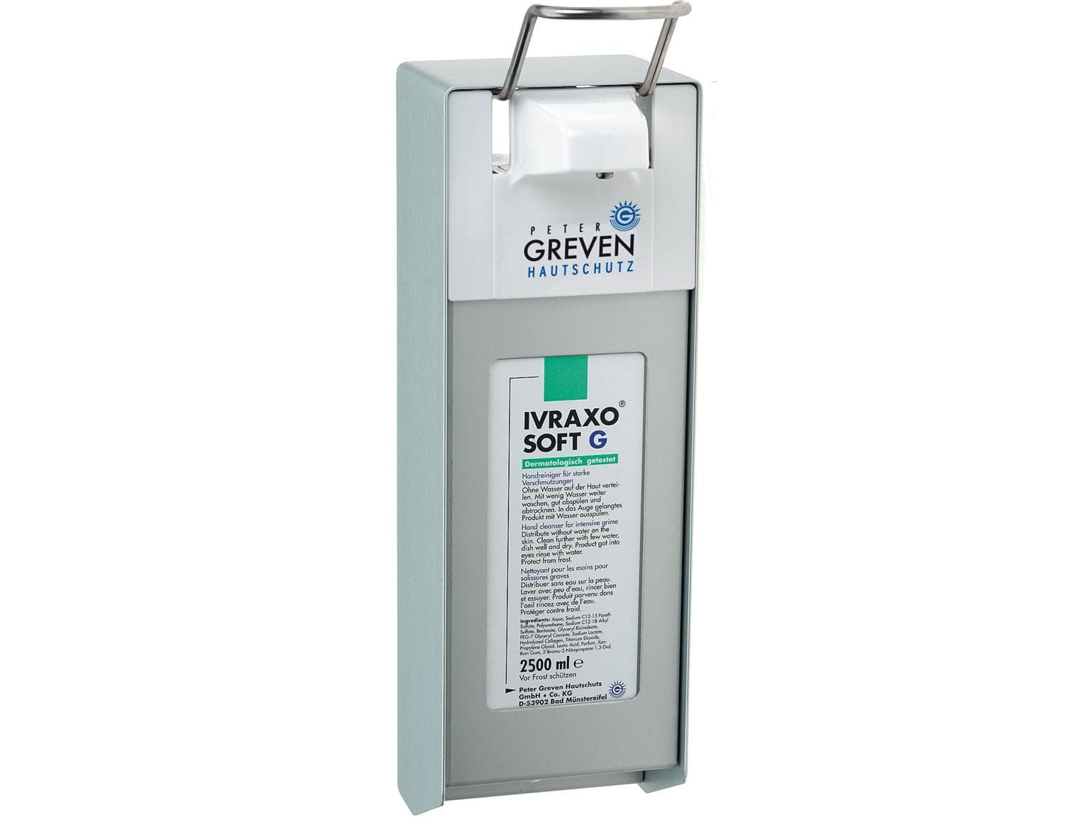 Distributeur EUROMAT 2500, pour bouteilles rigides de 2,5 litres, adapté à toutes les bouteilles à friction