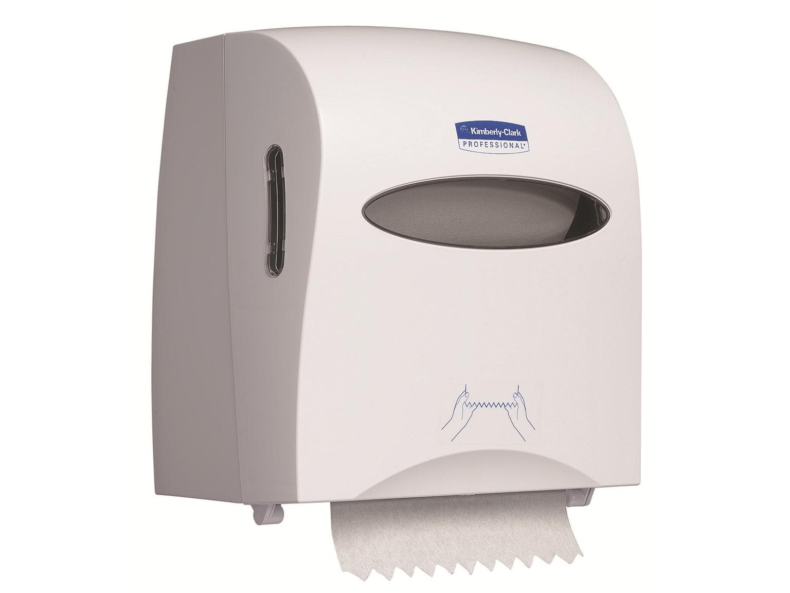 Distributeur d'essuie-mains en rouleau Slimroll, blanc H 318 x L 305 x P 178 mm, sans contact