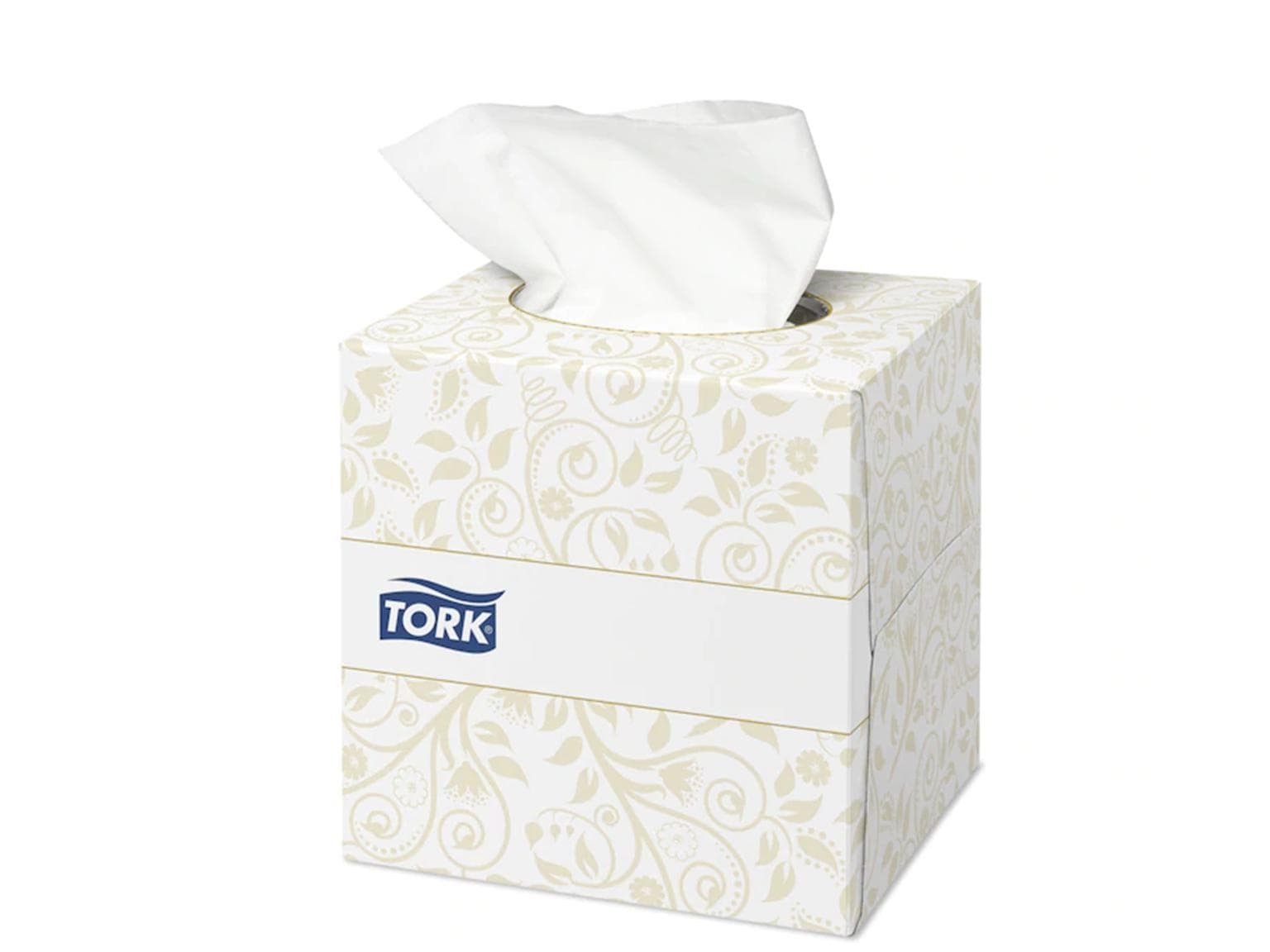 Fazzoletti cosmetici Tork Premium extra morbidi bianchi, 2 veli, cellulosa, scatola cubica