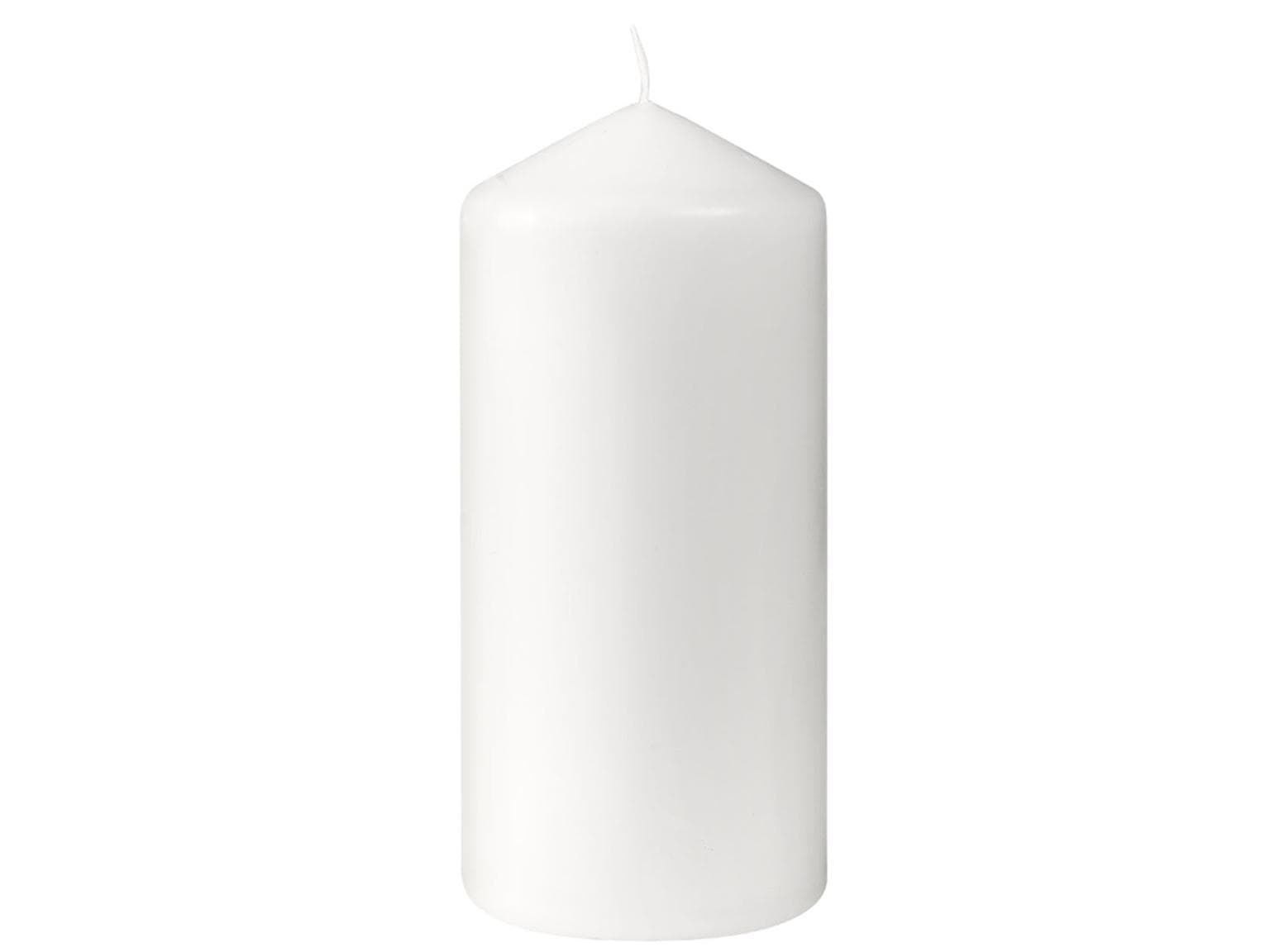 Candele a colonna 130x60mm, bianche