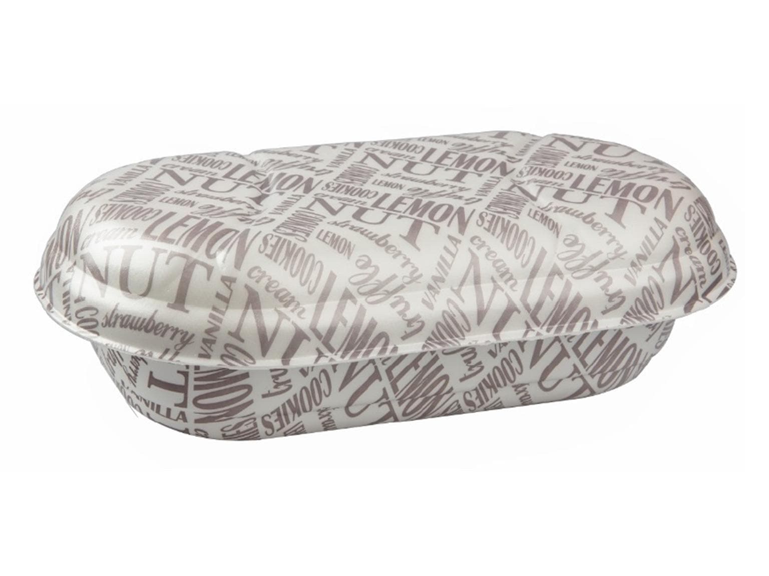 Contenitore per gelato da 1.500 ml con coperchio, schiumato, stampato, 285 x 152 x 95 mm