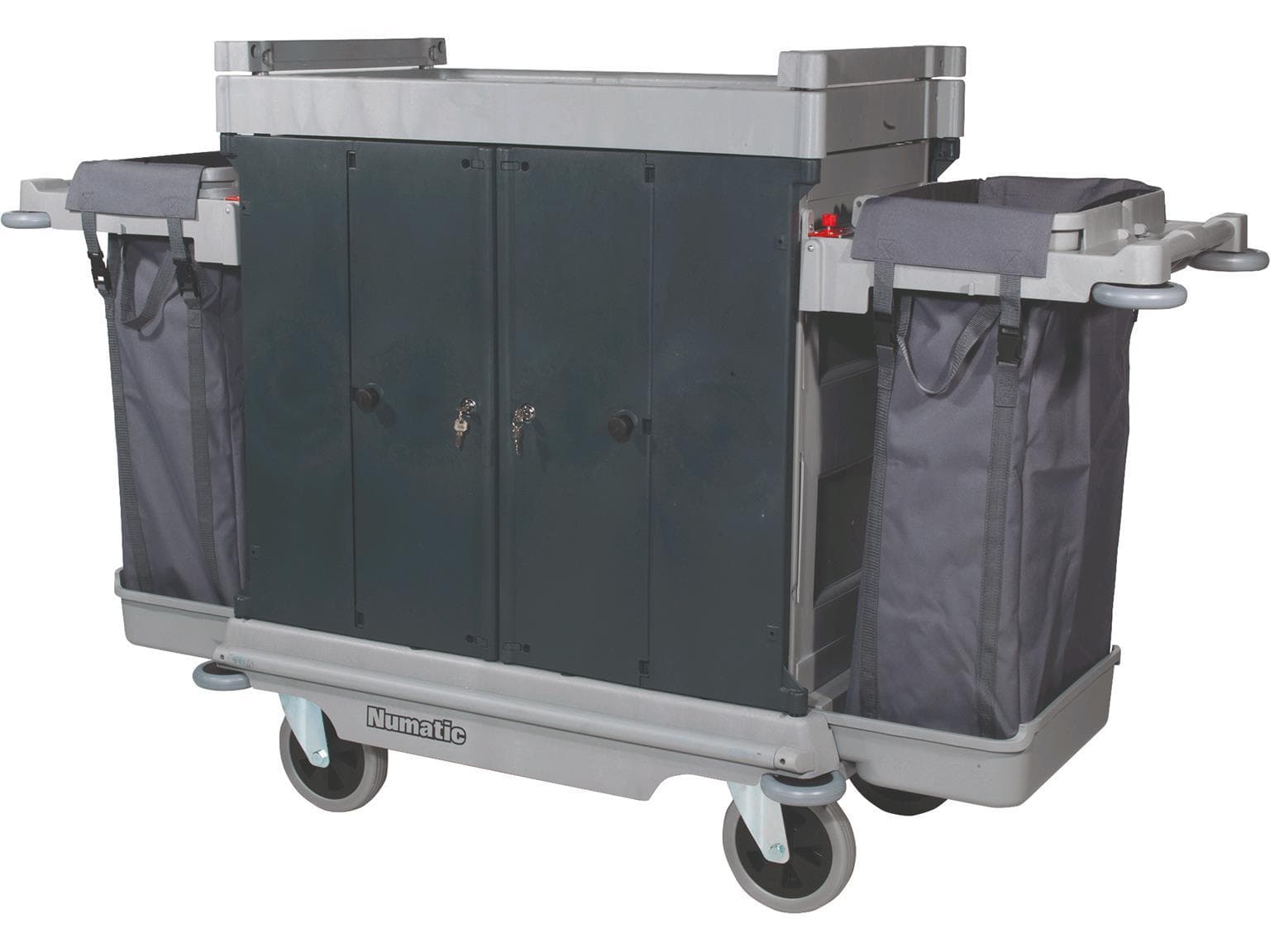 Carrello per hotel Numatic NKU32HF, compatto, per carico e scarico biancheria