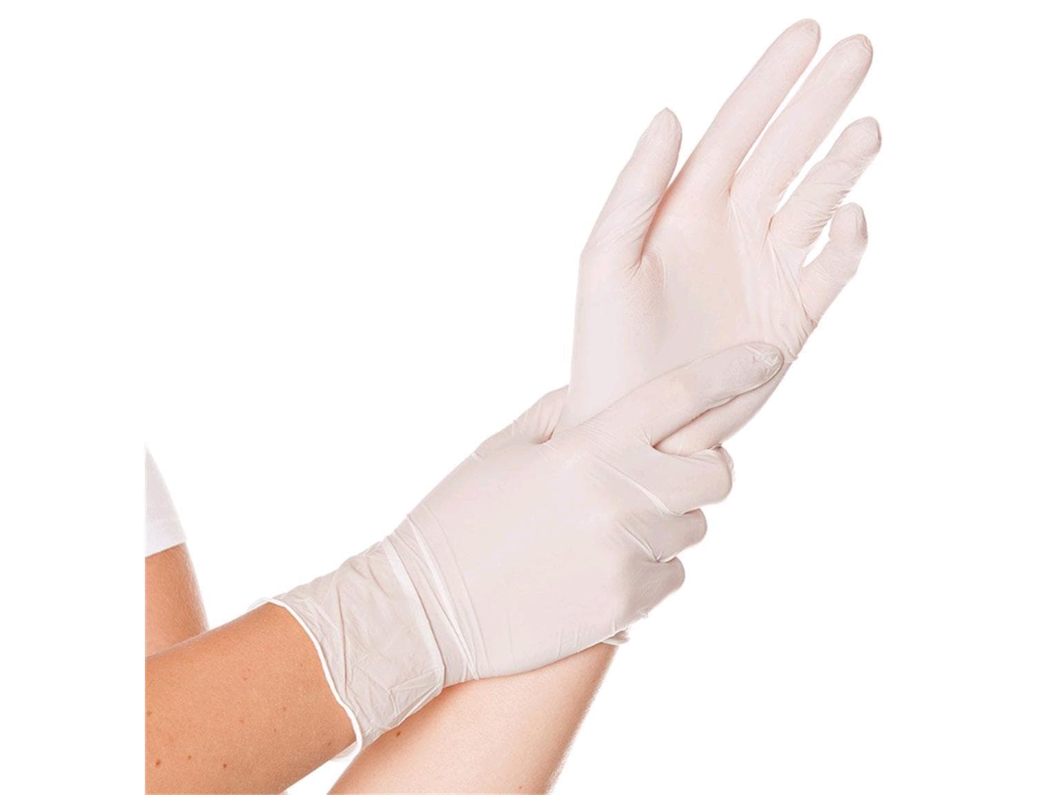 Nitril-Handschuhe, "SAFE FIT", weiss, Grösse L, puderfrei, unsteril,