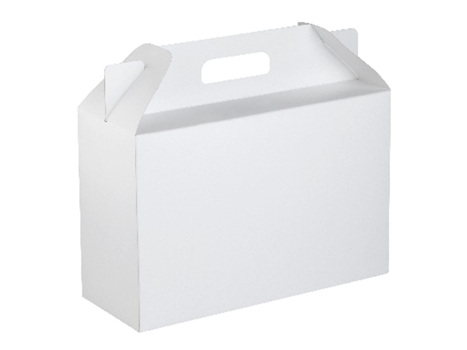 Boîte à lunch avec poignée, 275 x 103 x 180 mm, blanche