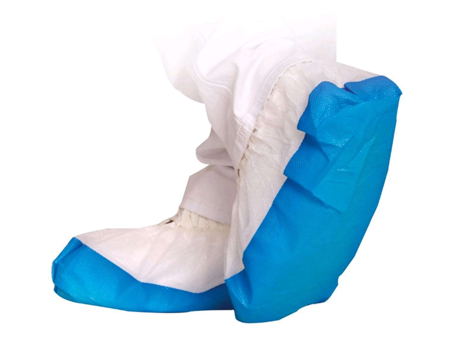 Surchaussures SAFE, PP 40 my, blanc-bleu taille longueur 41 cm, semelle antidérapante