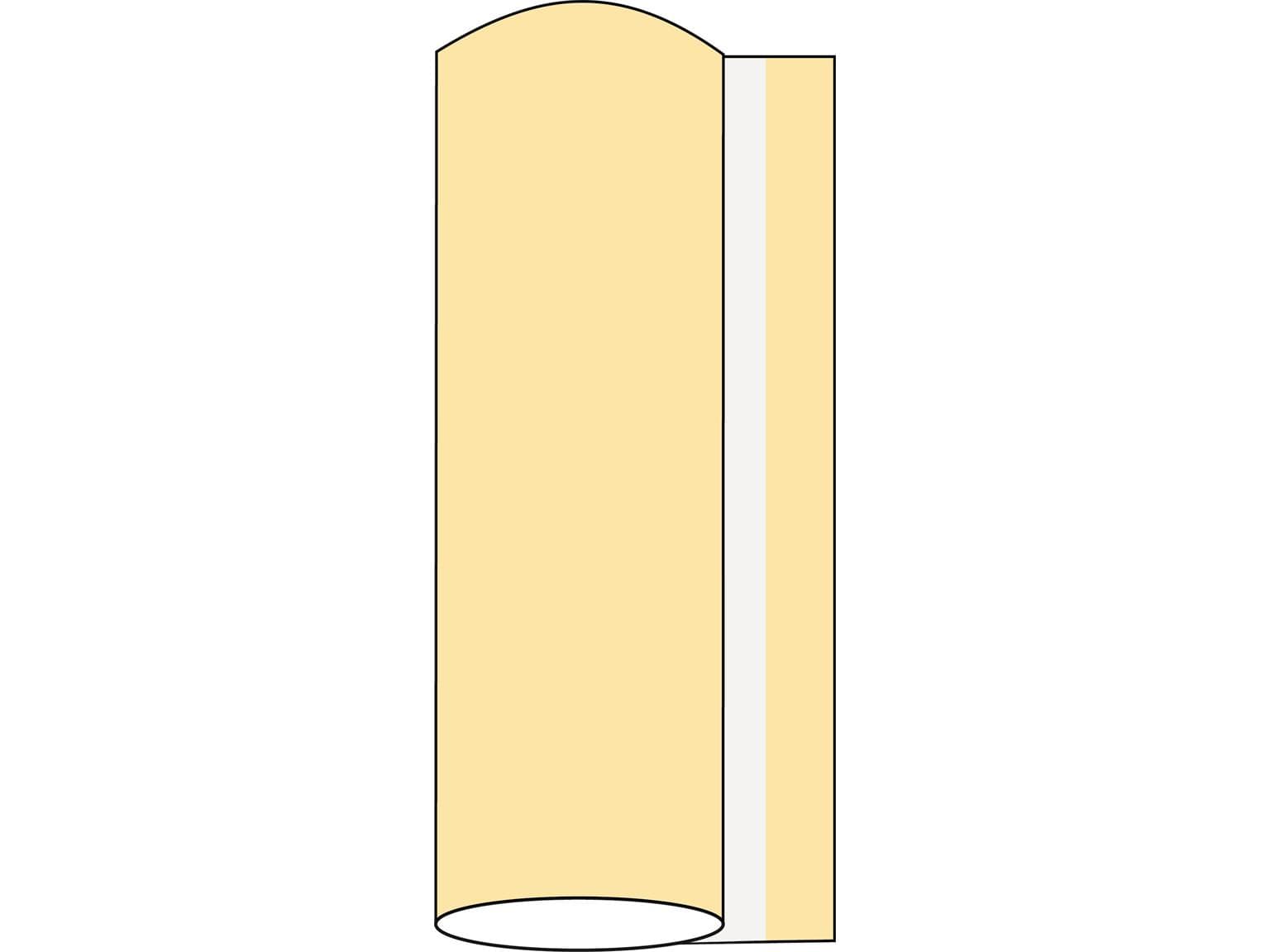 Rouleaux de nappe Airlaid, 80 cm x 40 m, couleur crème