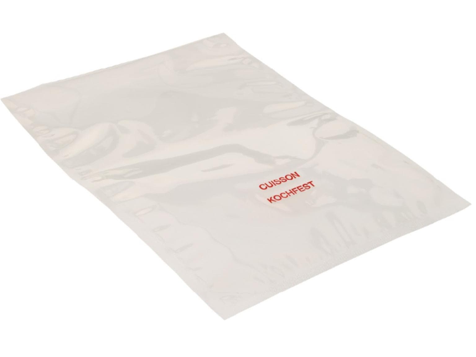 Sacchetti sottovuoto 300 x 400 mm, OPA/PP 90 my resistente alle temperature fino a 121°C.