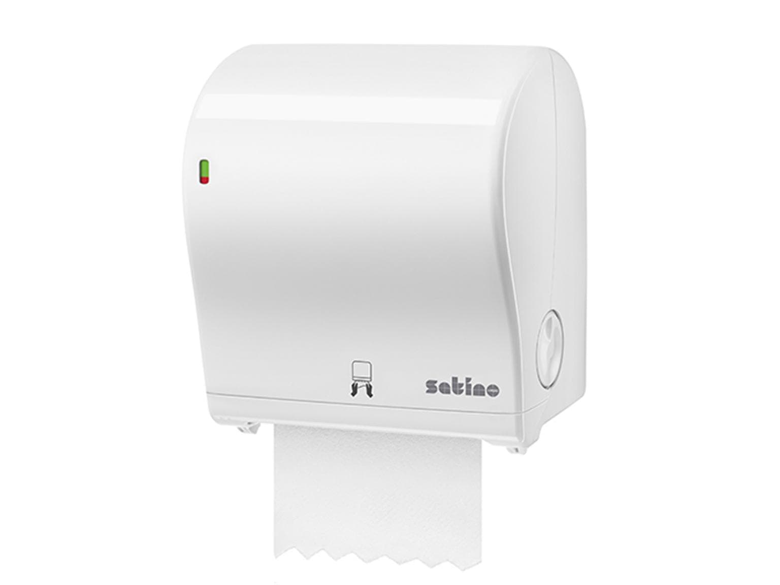 Distributeur de rouleaux d'essuie-mains Autocut Midi L 315 x H 325 x P 217 mm, blanc