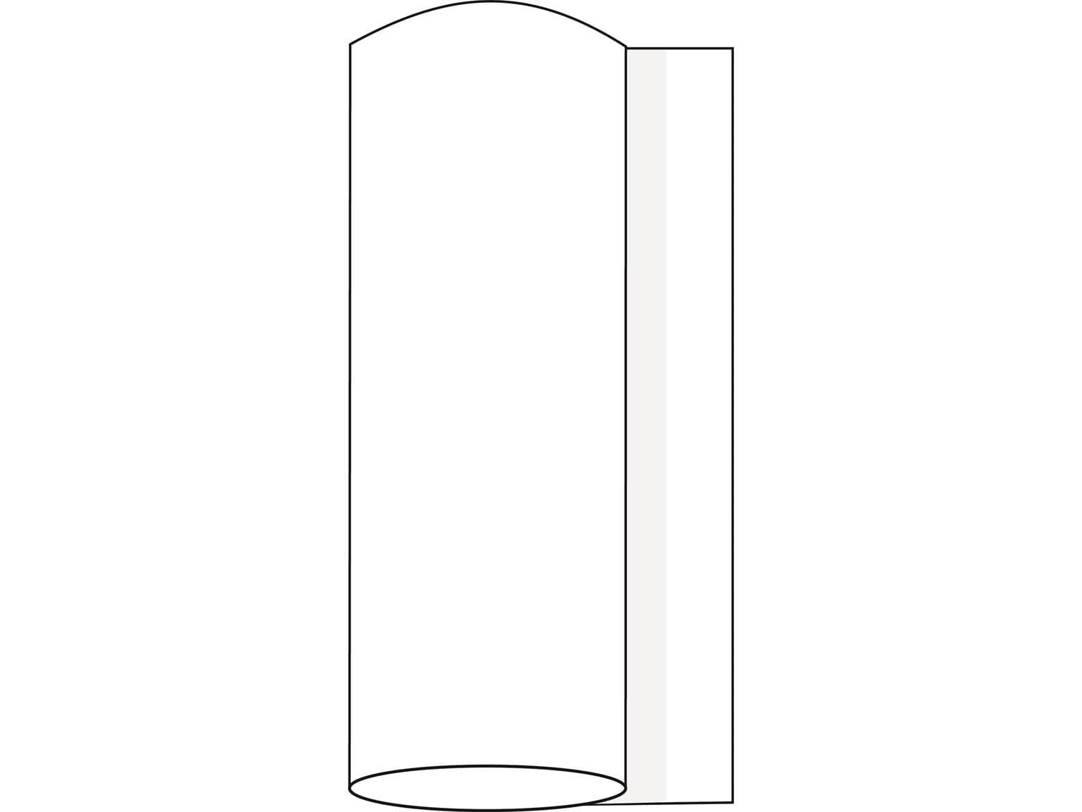 Chemin de table Airlaid, 40 cm x 24 m, blanc