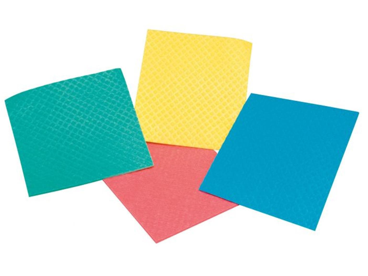 Panni spugna, umidi, gialli, 18 x 20 cm, assorbono grandi quantità di liquido,