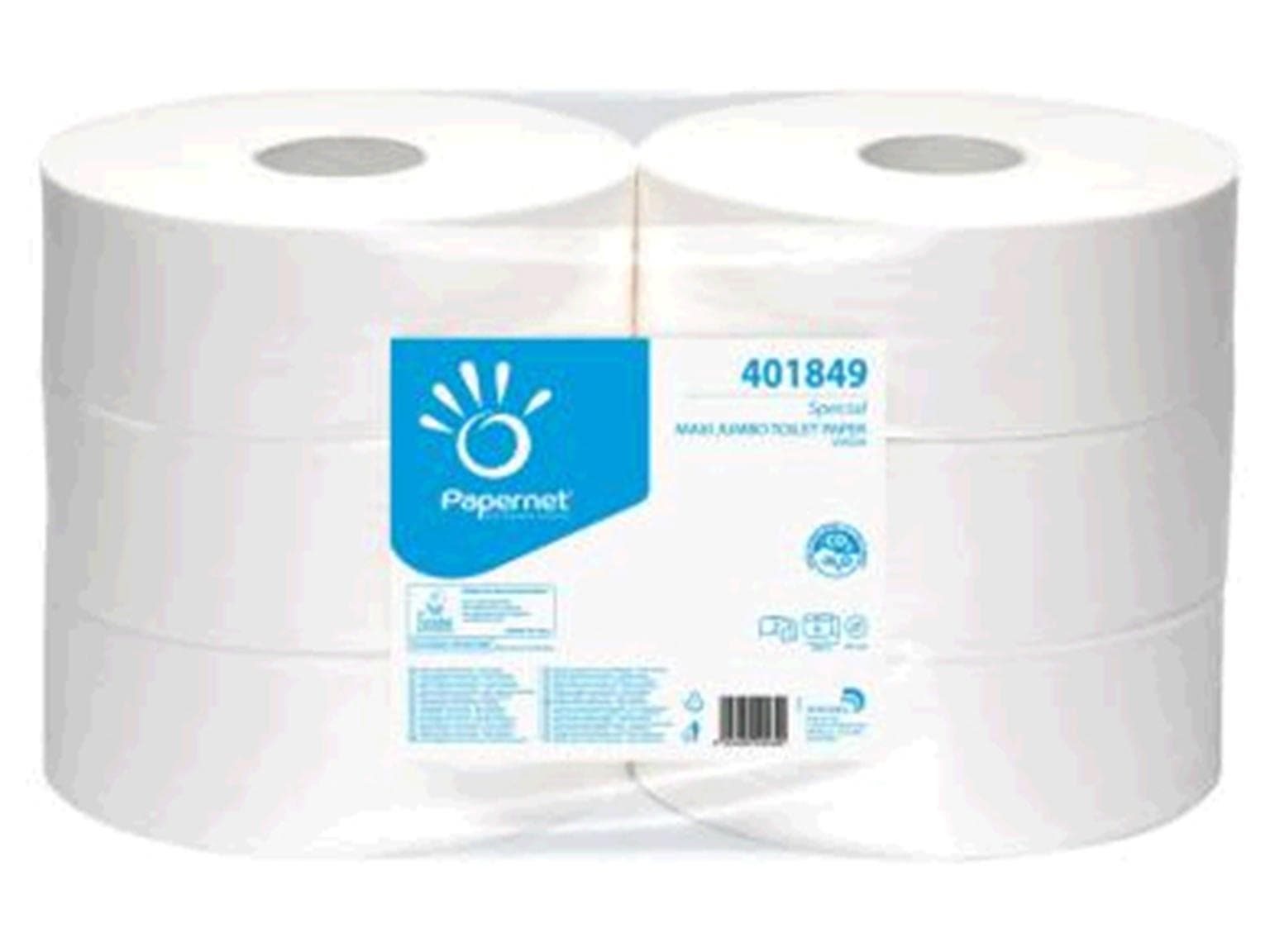 Carta igienica "Star White 400.60", Jumbo, ovatta di cellulosa, 2 veli, 1180 fogli