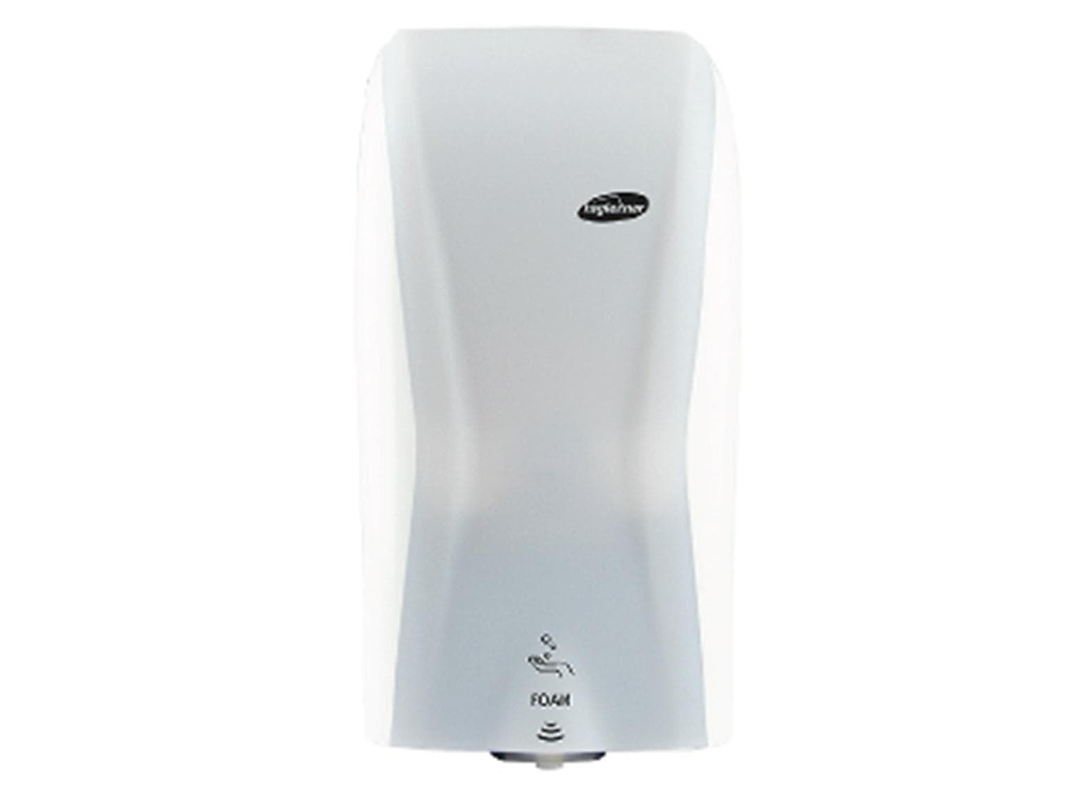 Distributeur de savon mousse XIBU FOAM hybride sans contact, blanc, réservoir de réserve,