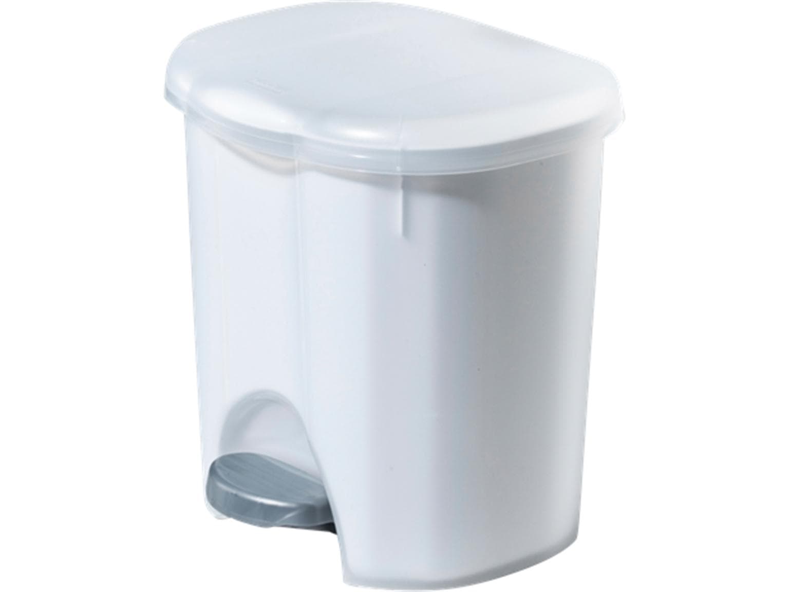 Secchio per sacchetti igienici LUNA WASTEBOX S bianco, cestino per rifiuti in plastica di alta qualità