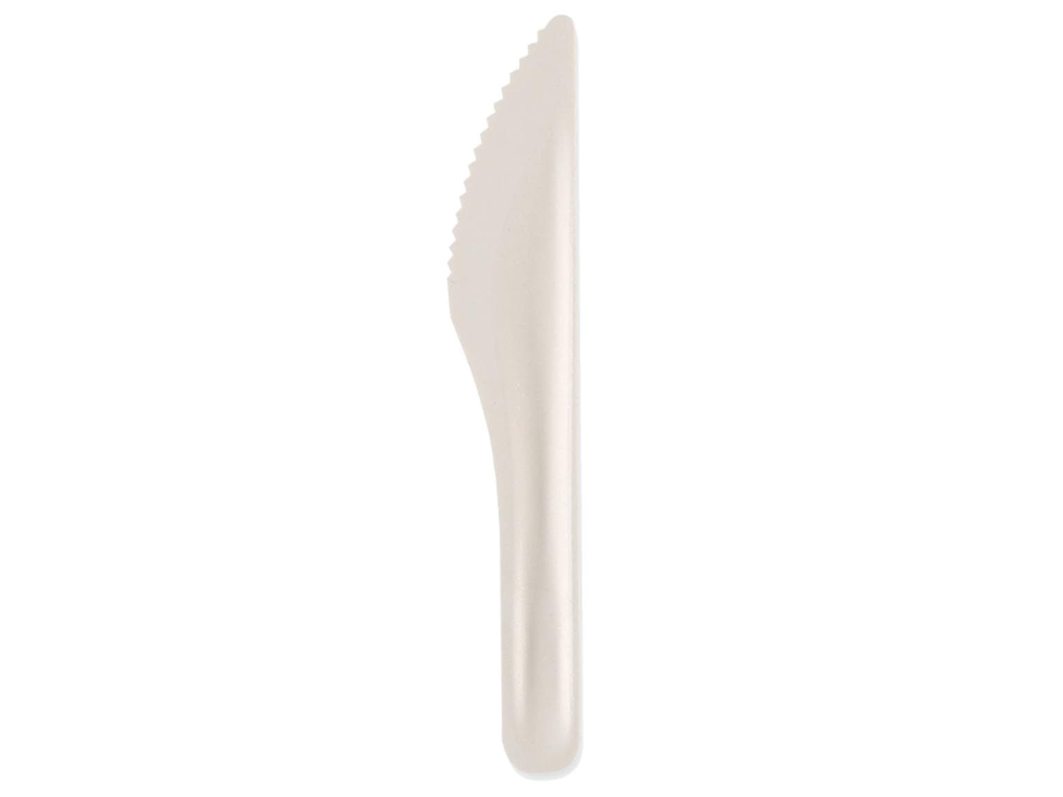 Coltello da bagassa: 16 cm, bianco, insapore