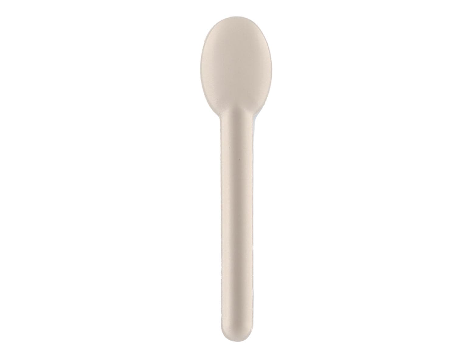 Cucchiaio di bagassa: 16 cm, bianco, insapore