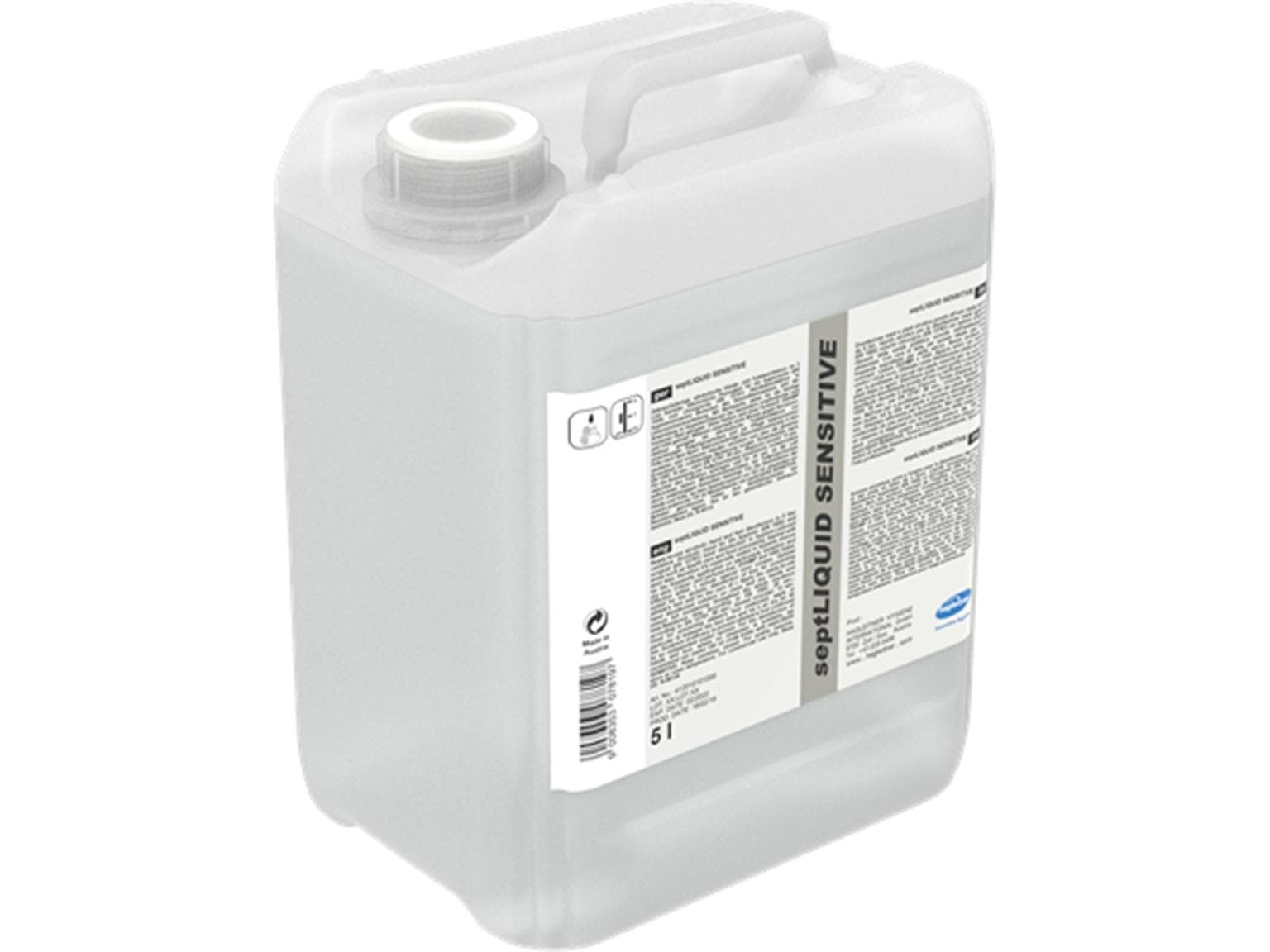 septLIQUID SENSITIVE 5 litres de désinfectant pour les mains à base d'alcool pour