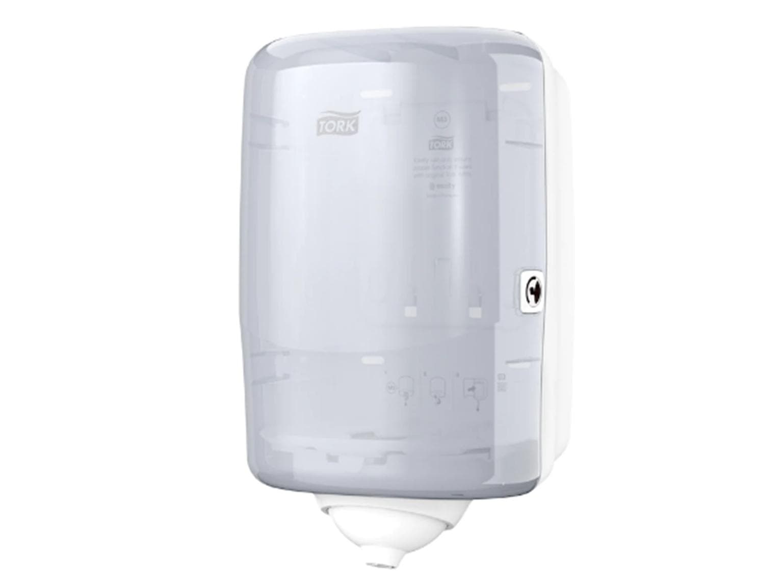 Distributeur de rouleaux de chiffons de nettoyage pour déroulement interne Tork Reflex, distributeur feuille à feuille Mini,