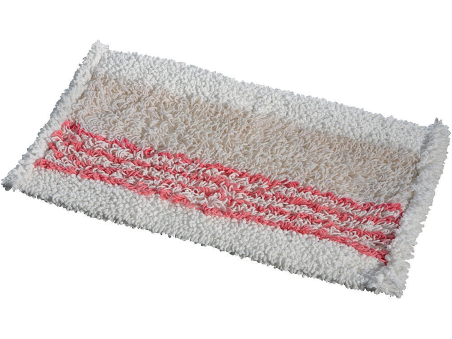 Mocio Twixter Tronic, 40 cm, bianco/rosso per supporto Twixter 40 cm (art. 0034)