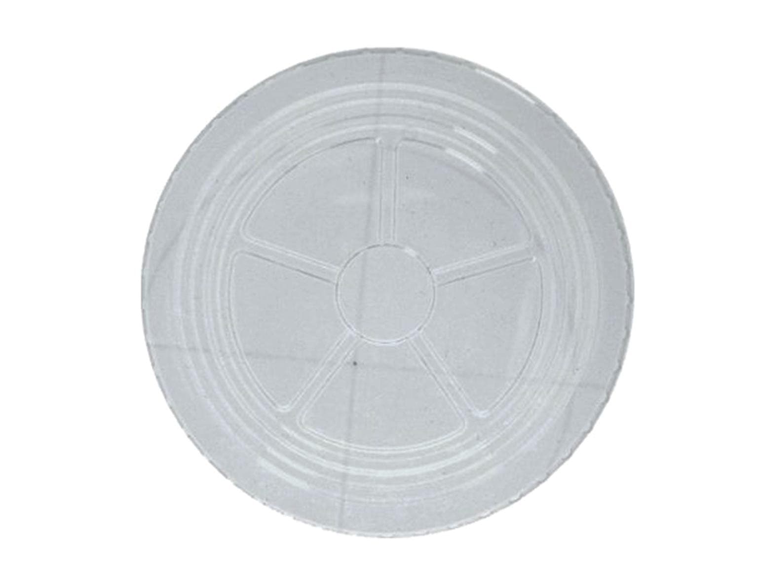 Couvercle plat en PET transparent, recyclable, adapté aux pots à glace de 170 ml