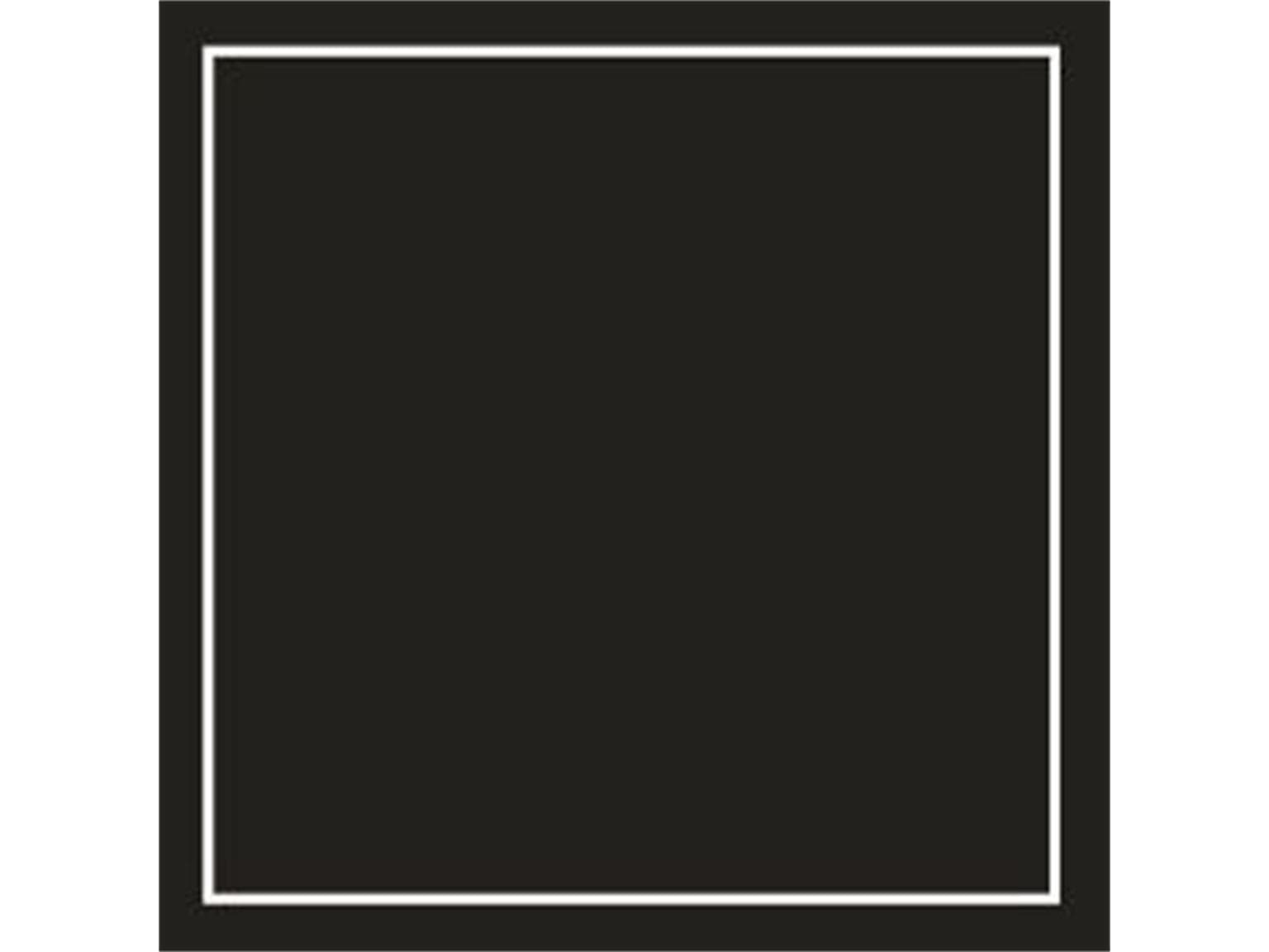 Sottobicchieri in vetro 95 x 95 mm, 9 strati neri, ovatta di velina,