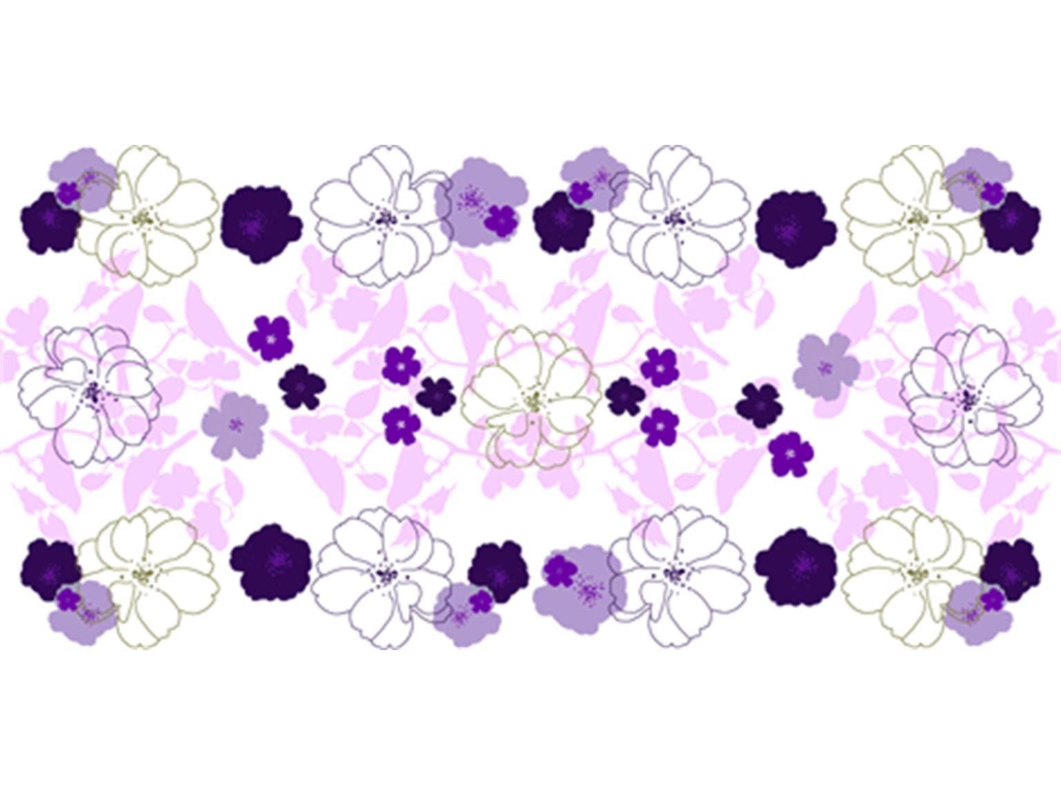 Chemin de table Airlaid 70 g/m², 40 cm x 24 l/m² violet, "Kelly", avec perforation selon