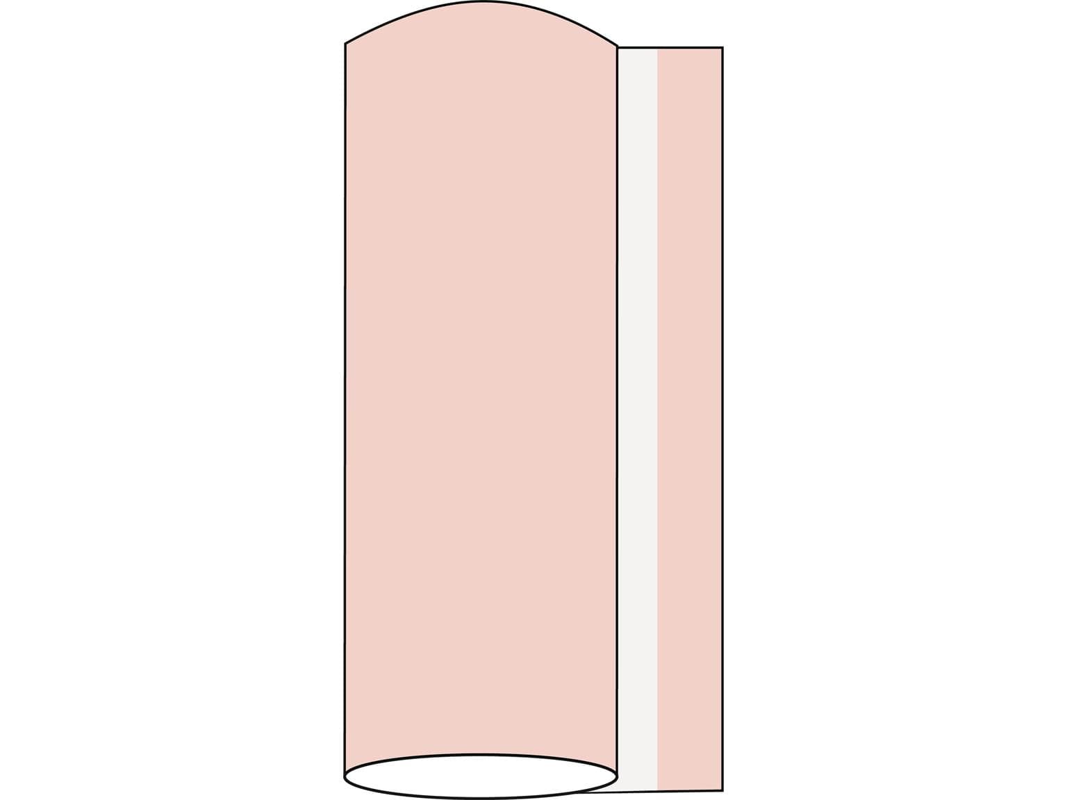 Chemin de table Airlaid, 40 cm x 24 m, rose clair