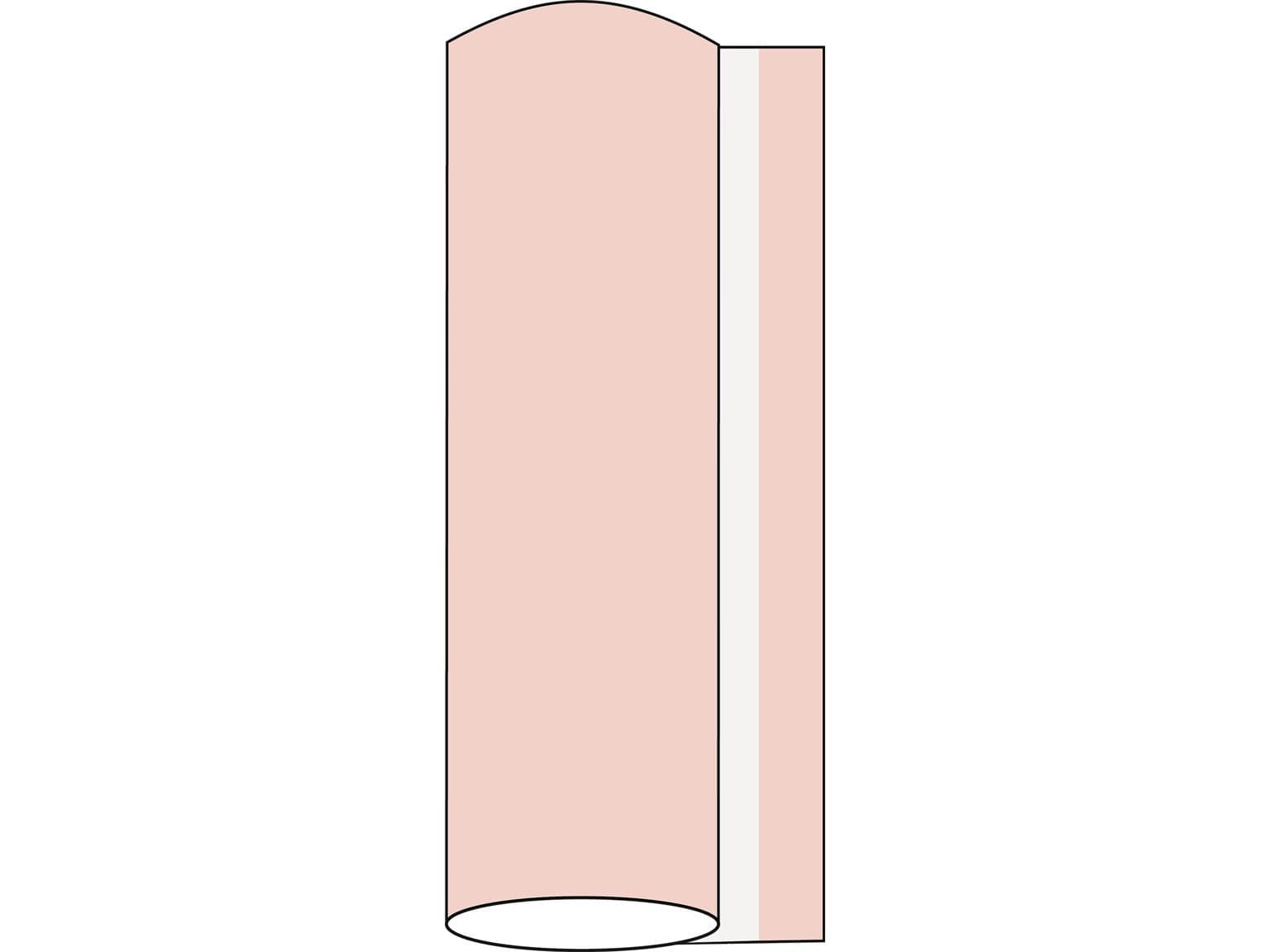 Rouleaux de nappe Airlaid, 120 cm x 25 m, rose clair