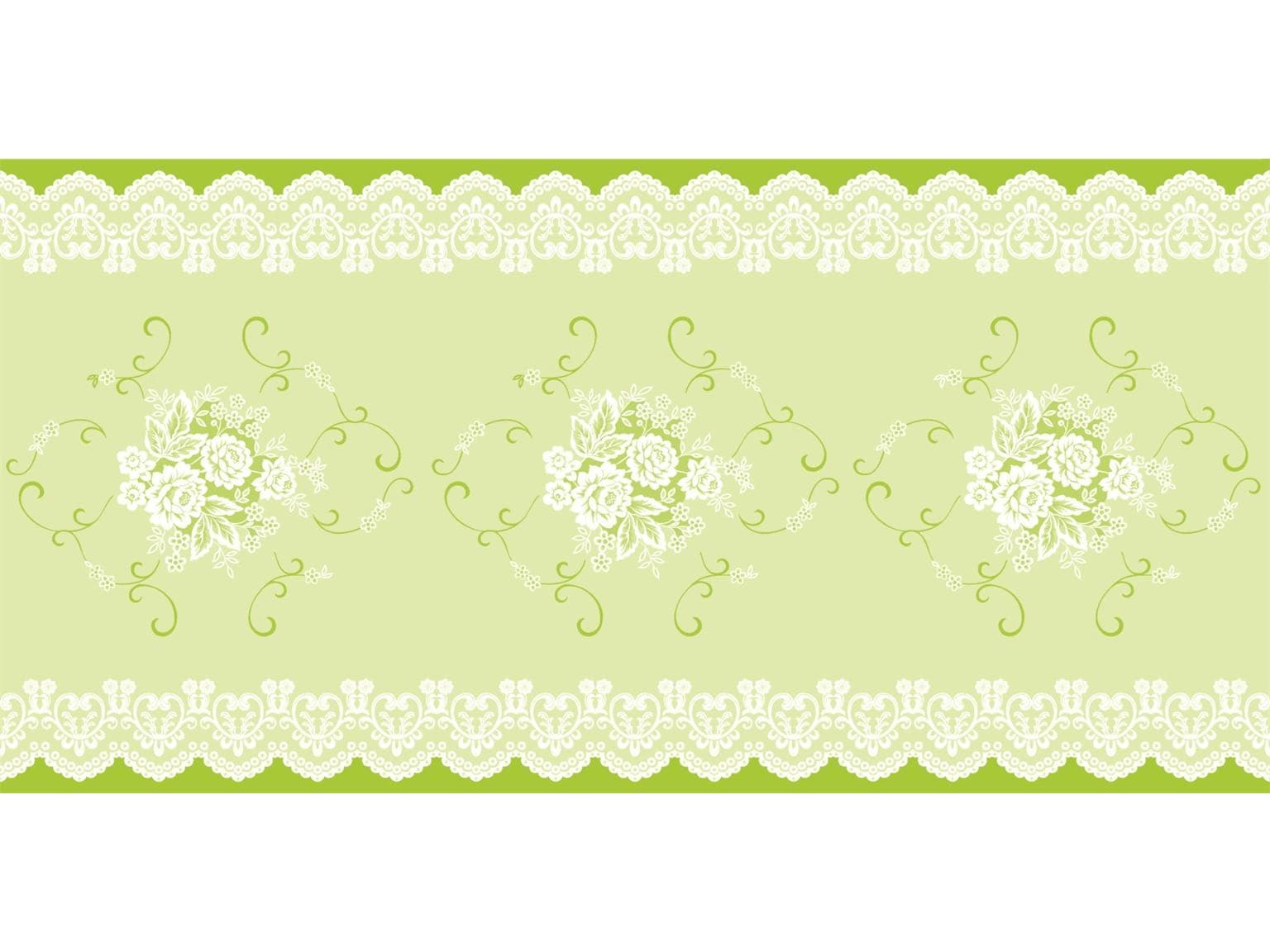 Runner da tavolo in airlaid, 40 cm x 24 m, verde "FRANZISKA"