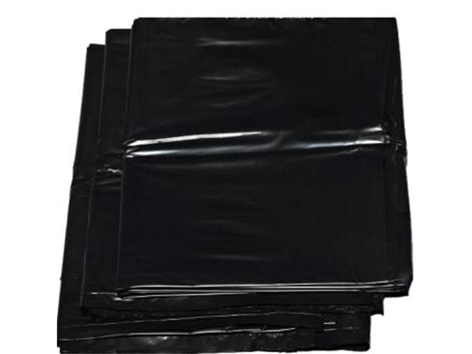 Sacs de conteneurs en PEBD 800 Lt., 50 my noir, 1150 + 750 x 1500 mm, en