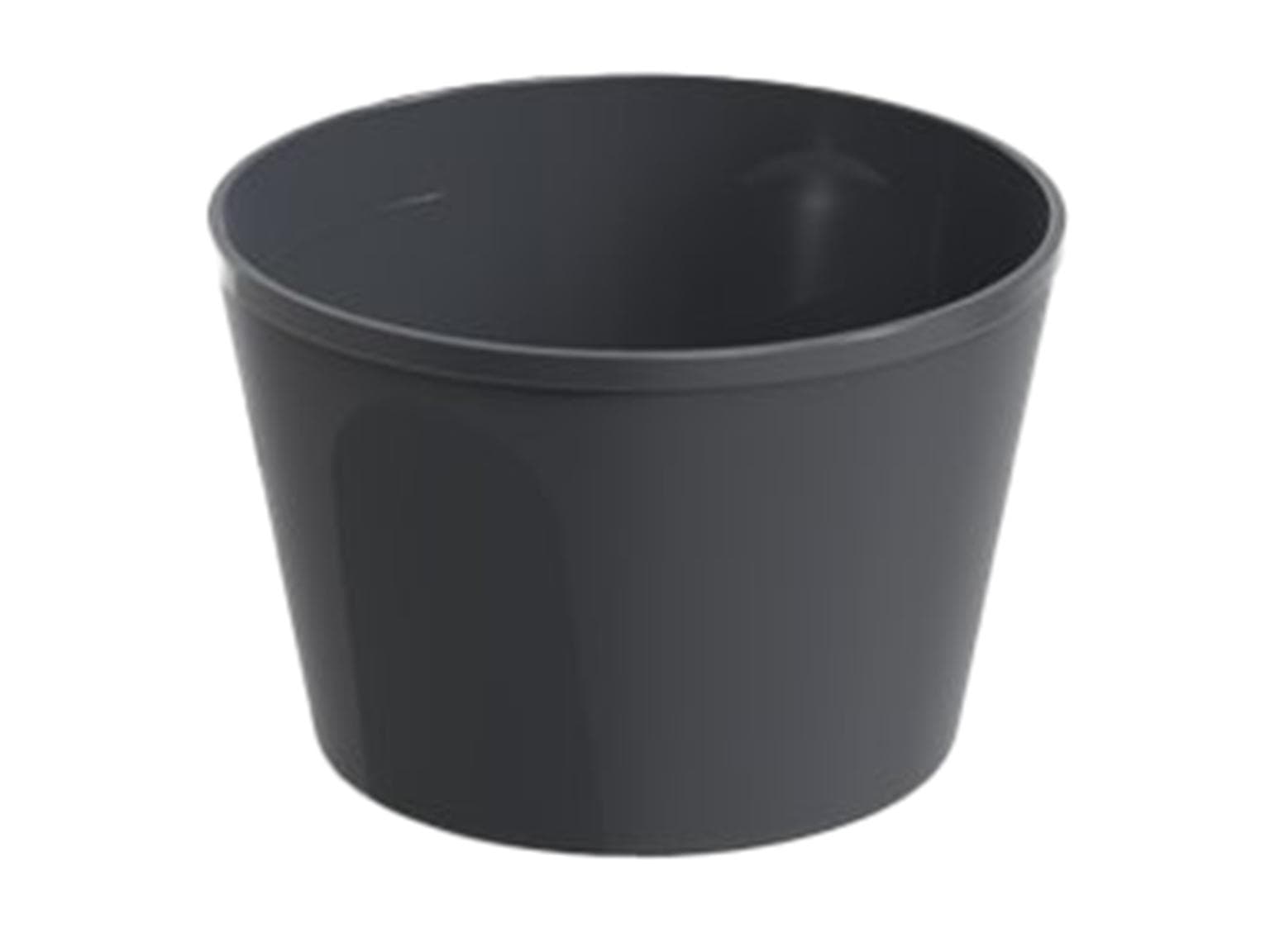 Tazza multiuso riutilizzabile, 480 ml, in plastica, grigio ardesia, Ø 120 x 80 mm
