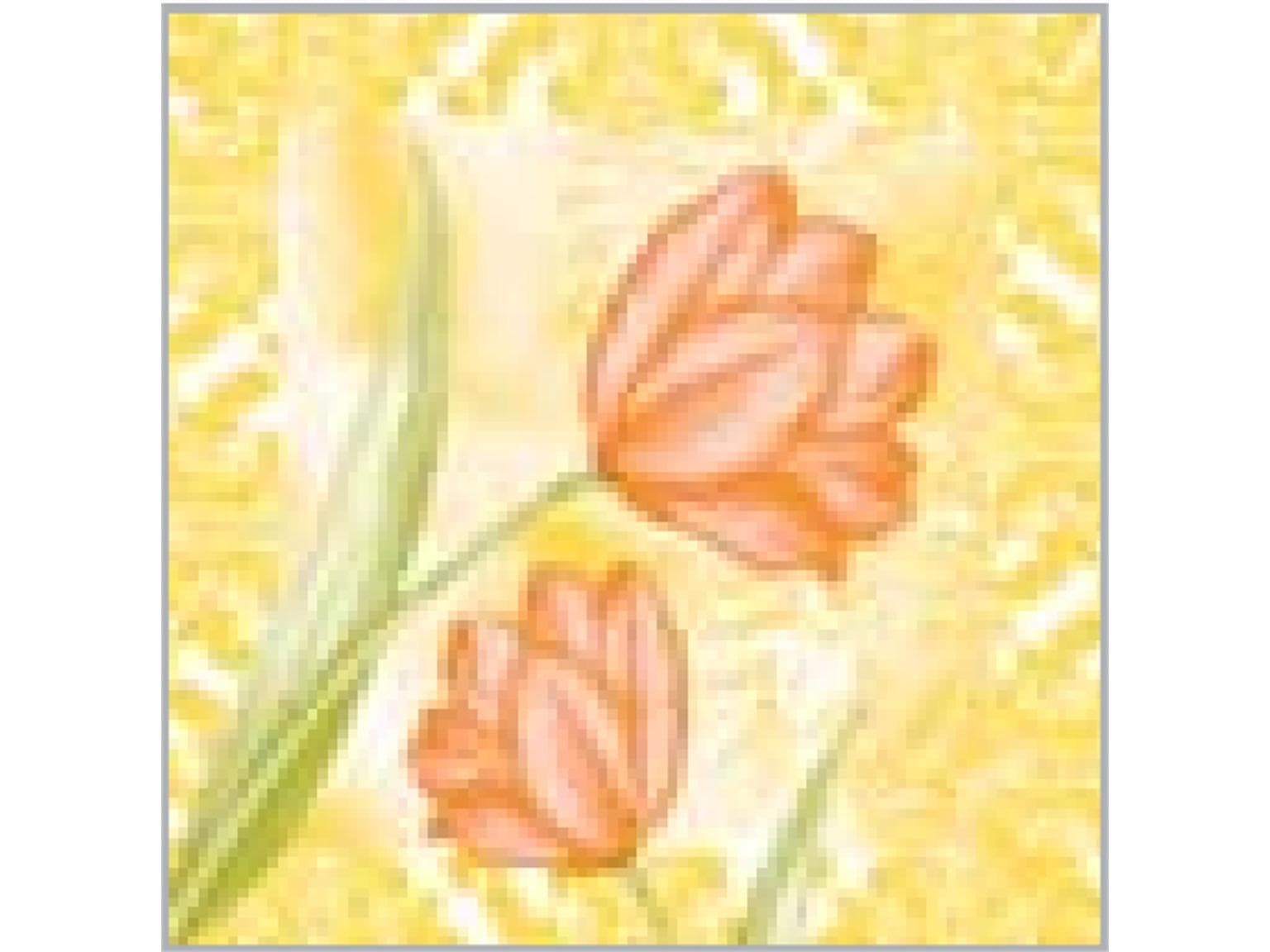Sottobicchiere, quadrato 90 x 90 mm, 9 strati, Sally, ovatta di velina