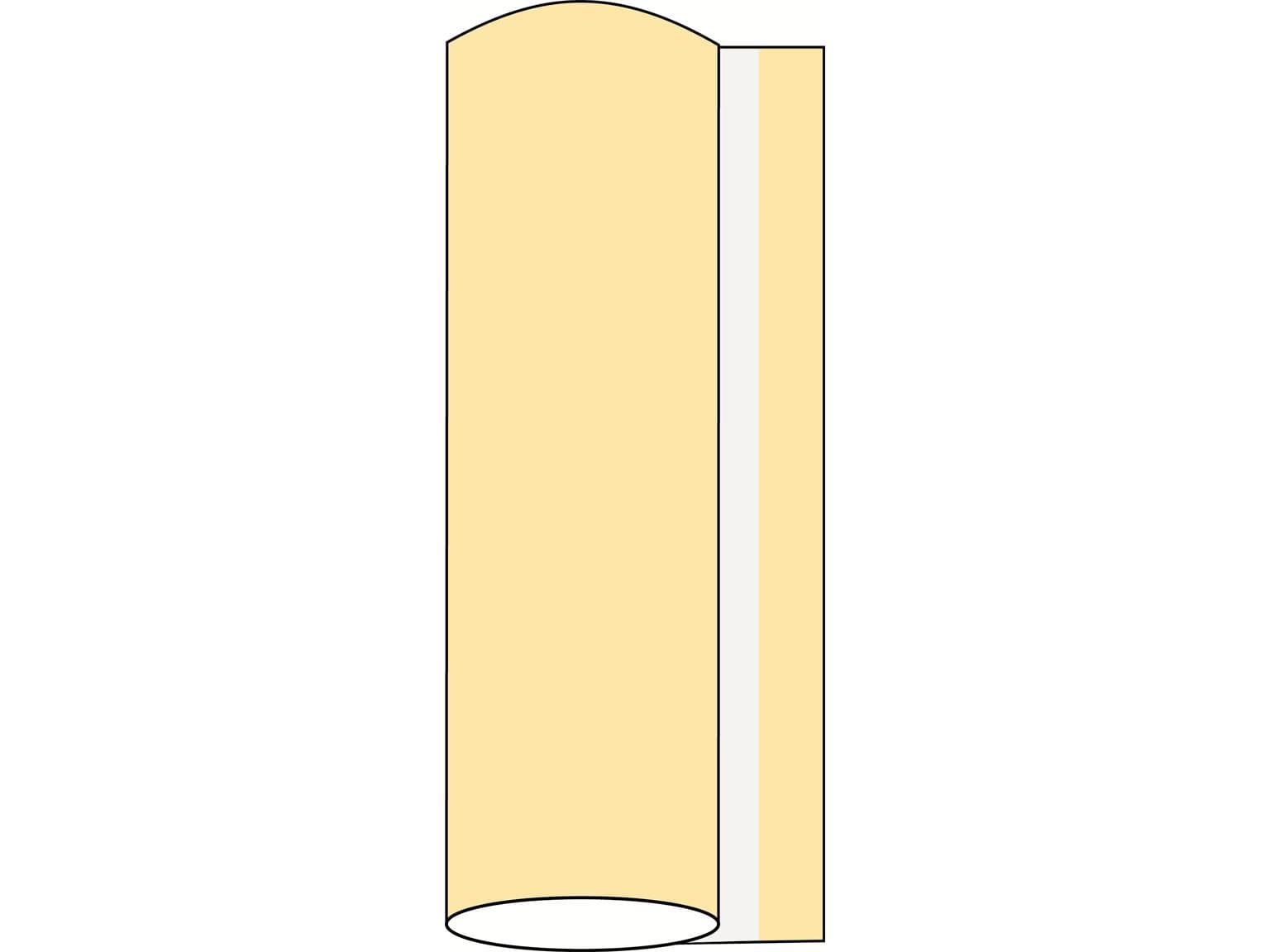 Rouleaux de nappe Airlaid Pearl-Coating, 119 cm x 25 m, crème