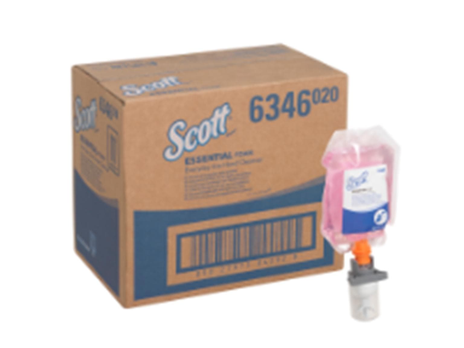 Mousse de savon de luxe Scott 200ml rose Lotion de lavage normale